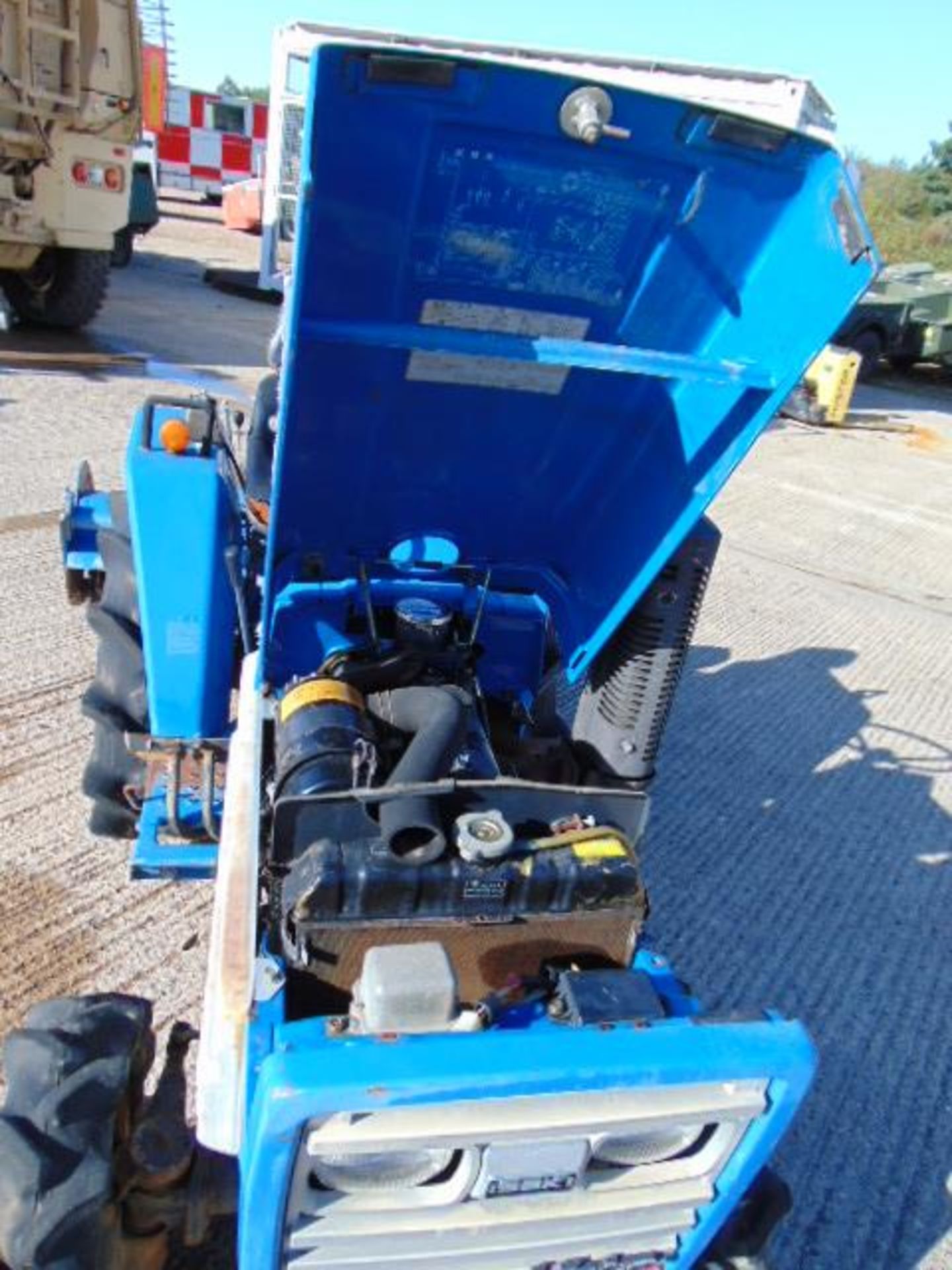 Iseki TU1600 Compact Tractor c/w Iseki SAR 1300 Rotovator 987 hours ONLY - Image 14 of 17