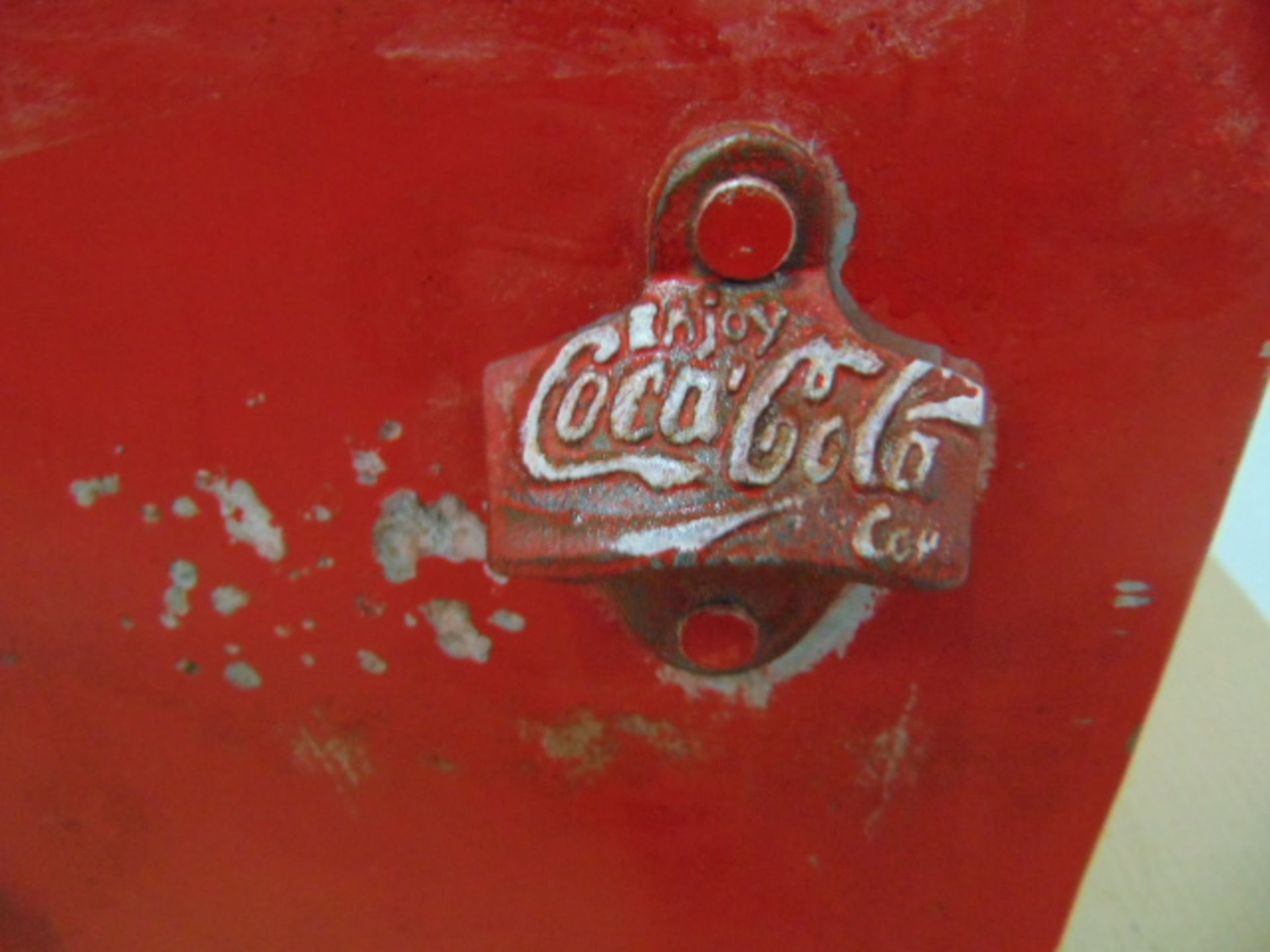 Vintage Coca Cola Double Cooler / Ice Box - Image 4 of 8