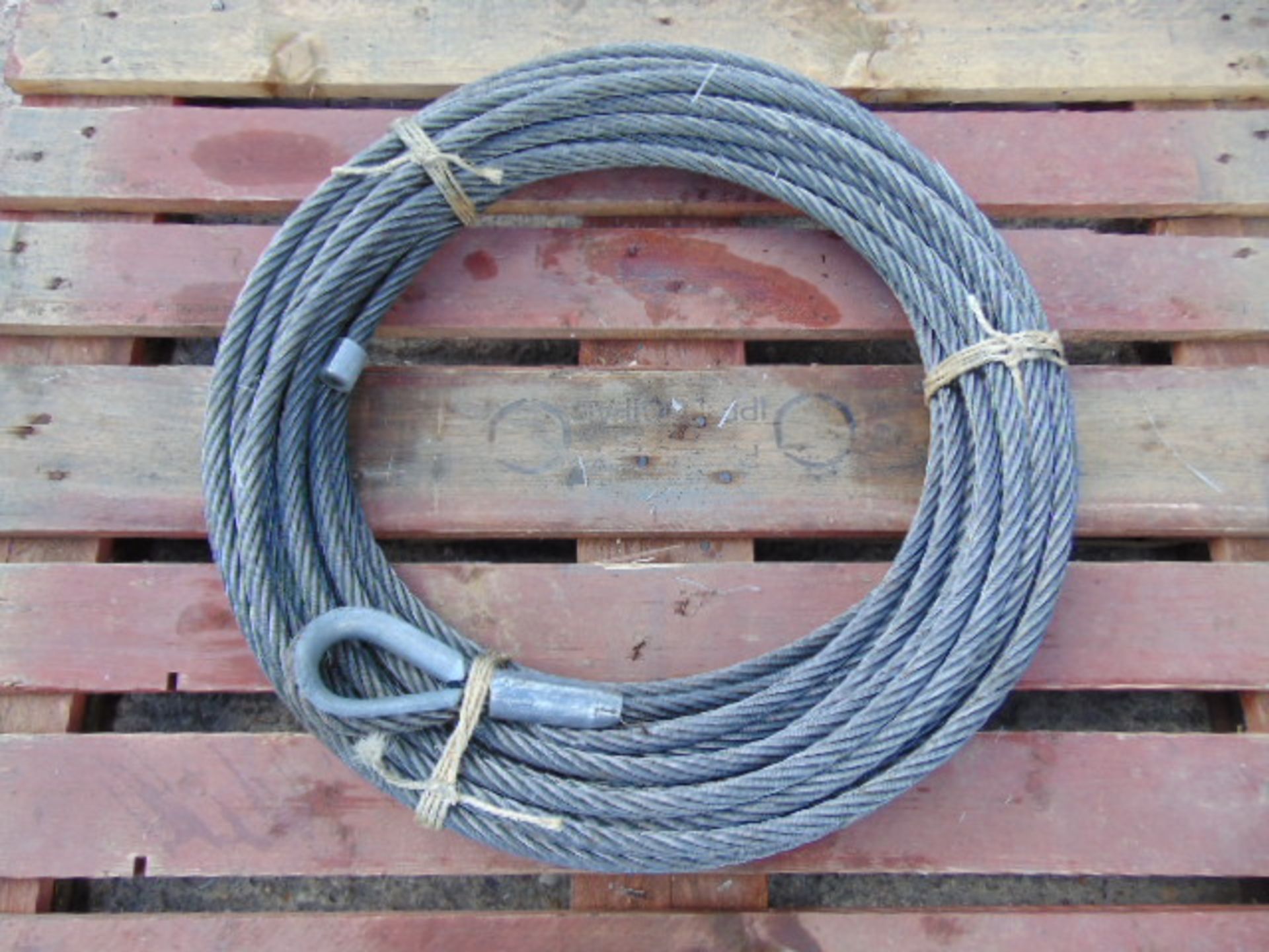 Heavy Duty Boughton Roll of 45m 16mm Crane/Winch Wire Rope