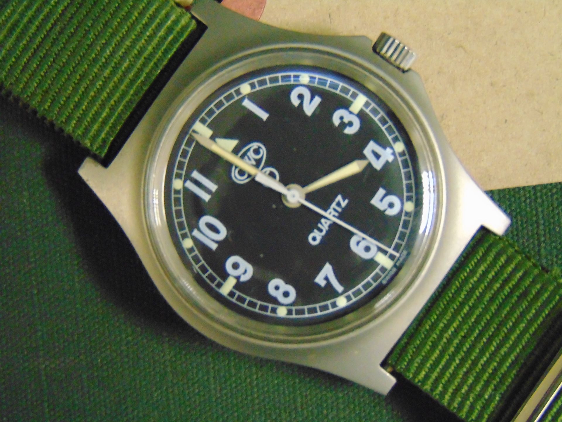 Very Rare Unissued CWC Quartz 0552 Marines/Navy Issue Watch Date 1990 Gulf War - Image 3 of 6