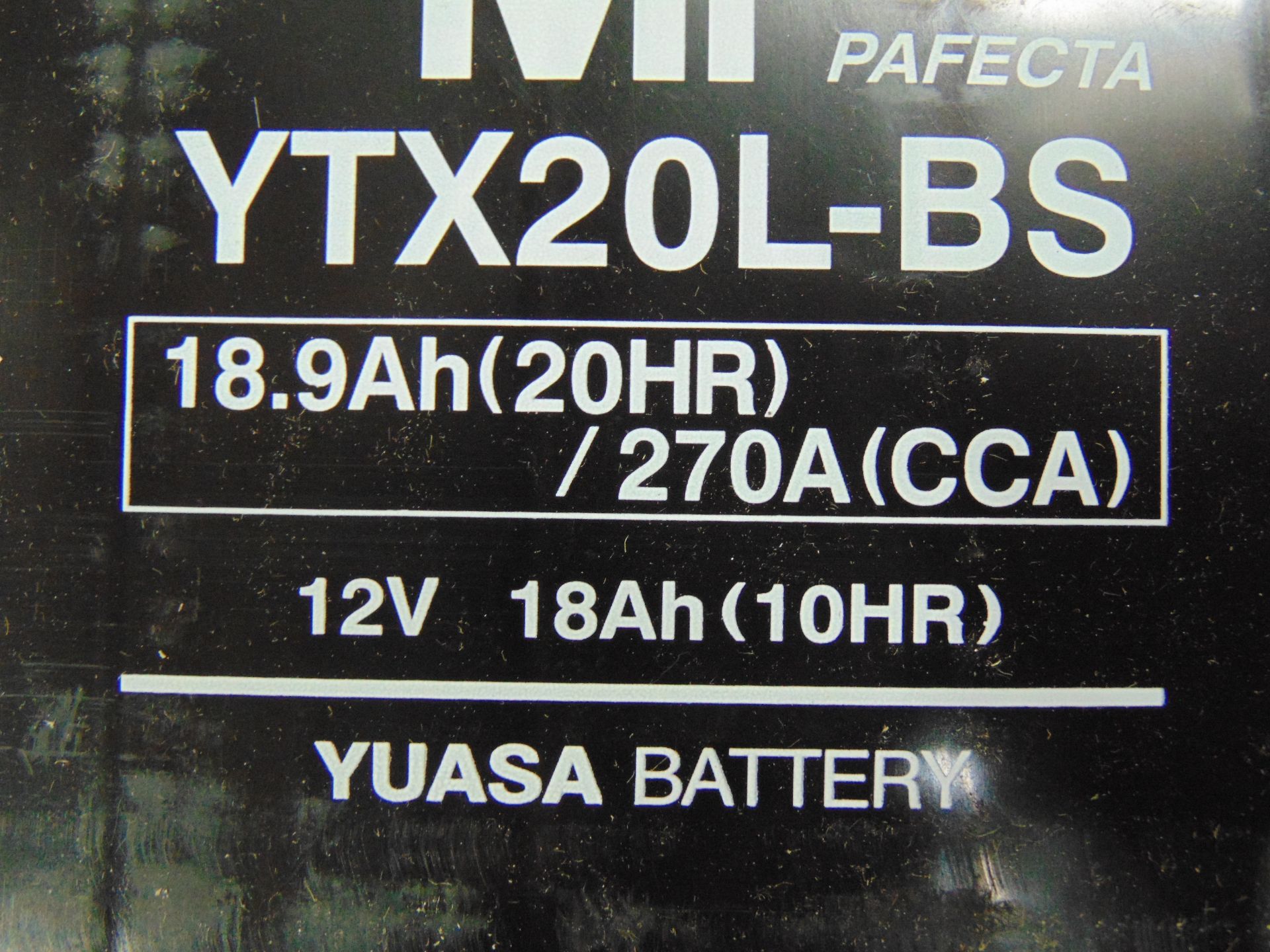 Yuasa YTX20L-BS Battery - Image 5 of 6