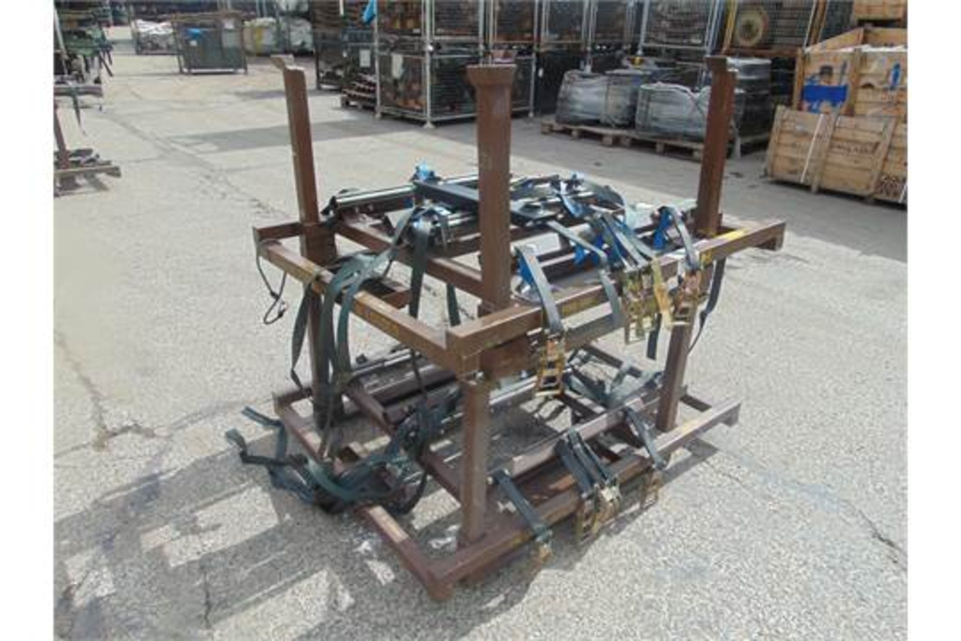 2 x A1047 Mk 3 Stacking Armament / Bomb Pallets with Webbing - Image 3 of 11