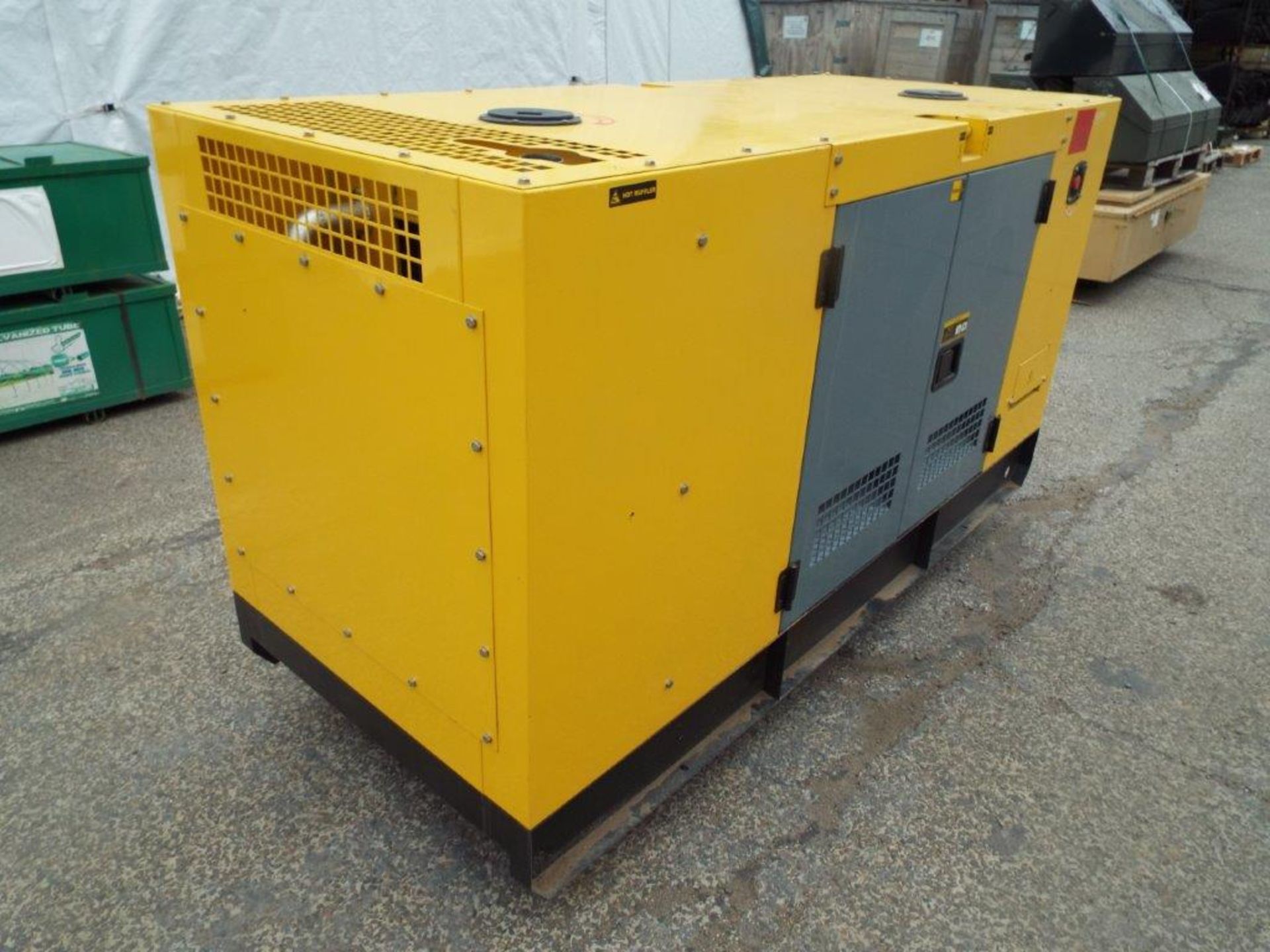 UNISSUED WITH TEST HOURS ONLY 70 KVA 3 Phase Silent Diesel Generator Set - Image 7 of 16