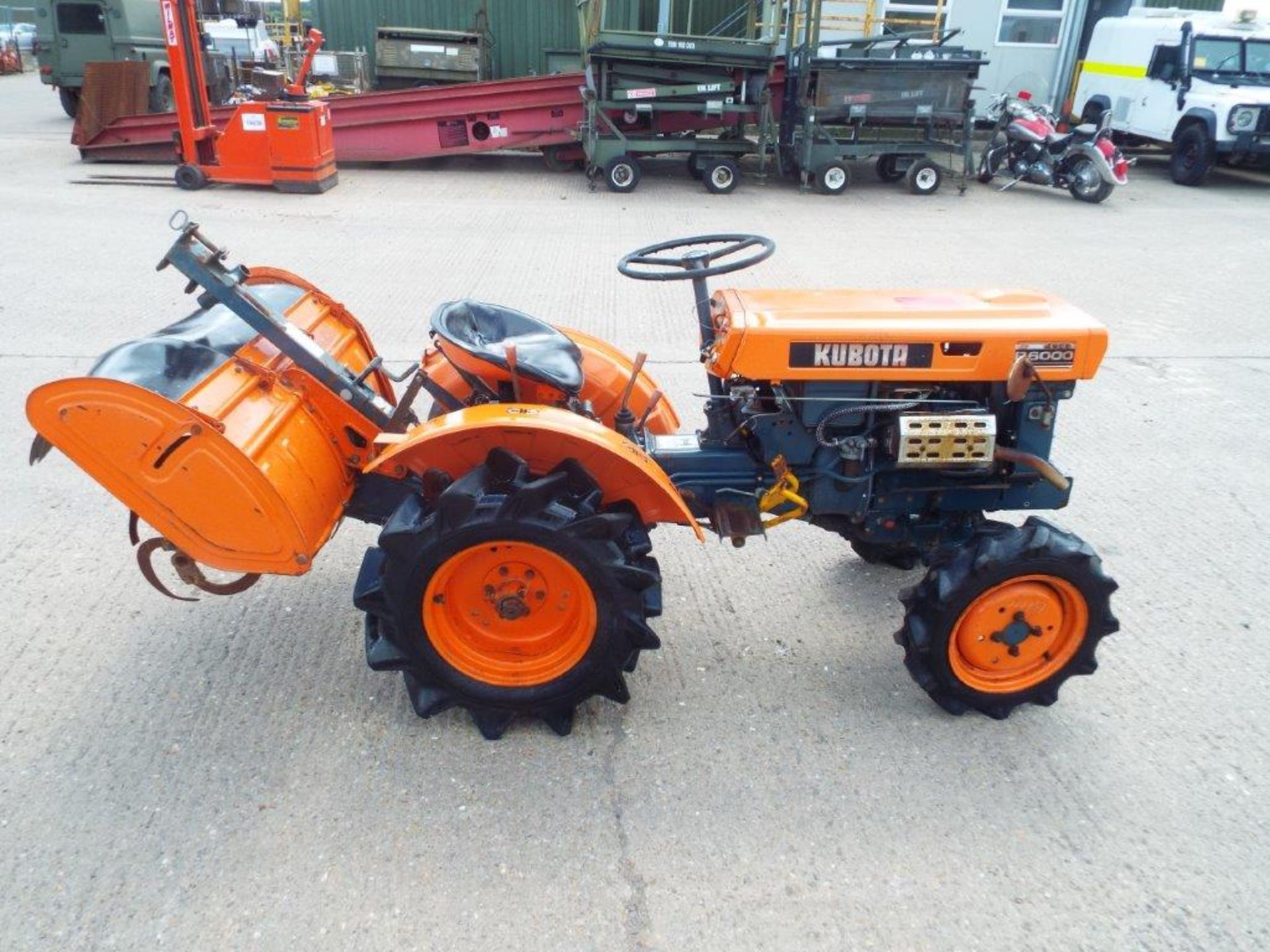 Kubota D6000 4WD Compact Tractor C/W Rotovator - Image 8 of 19