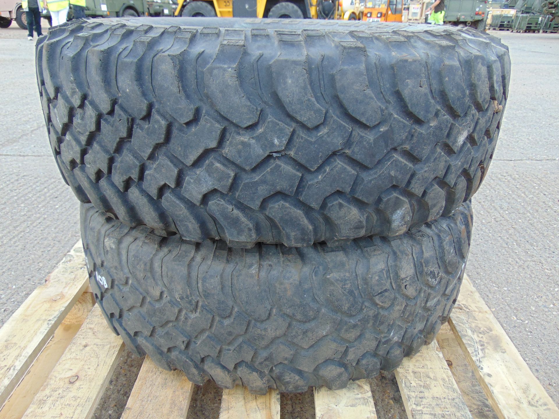 2 x BF Goodrich Mud Terrain TA LT 285/75 R16 Tyres complete with Rims - Image 6 of 7