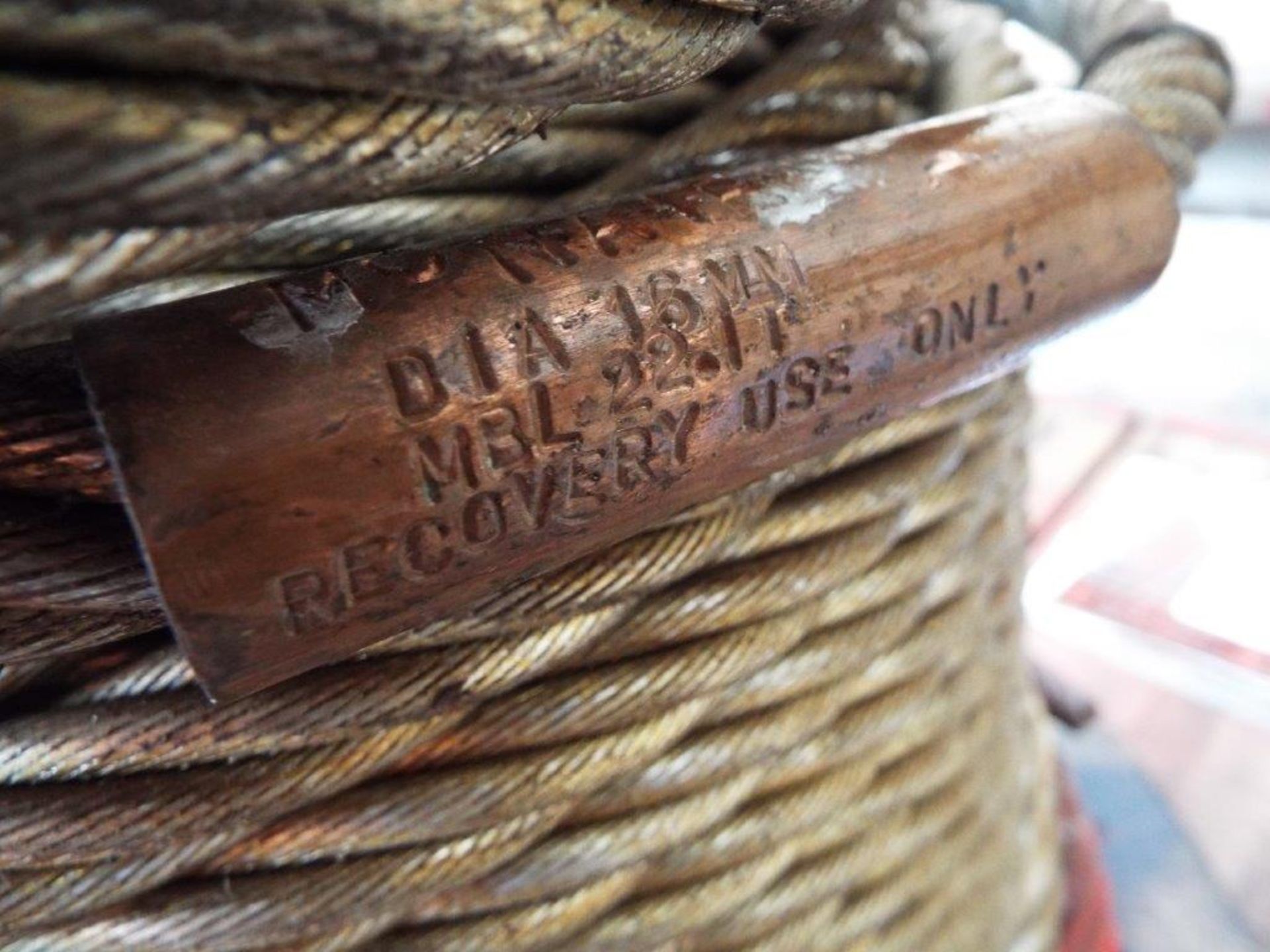 Drum of 16mm Wire Winch Rope - Image 3 of 5