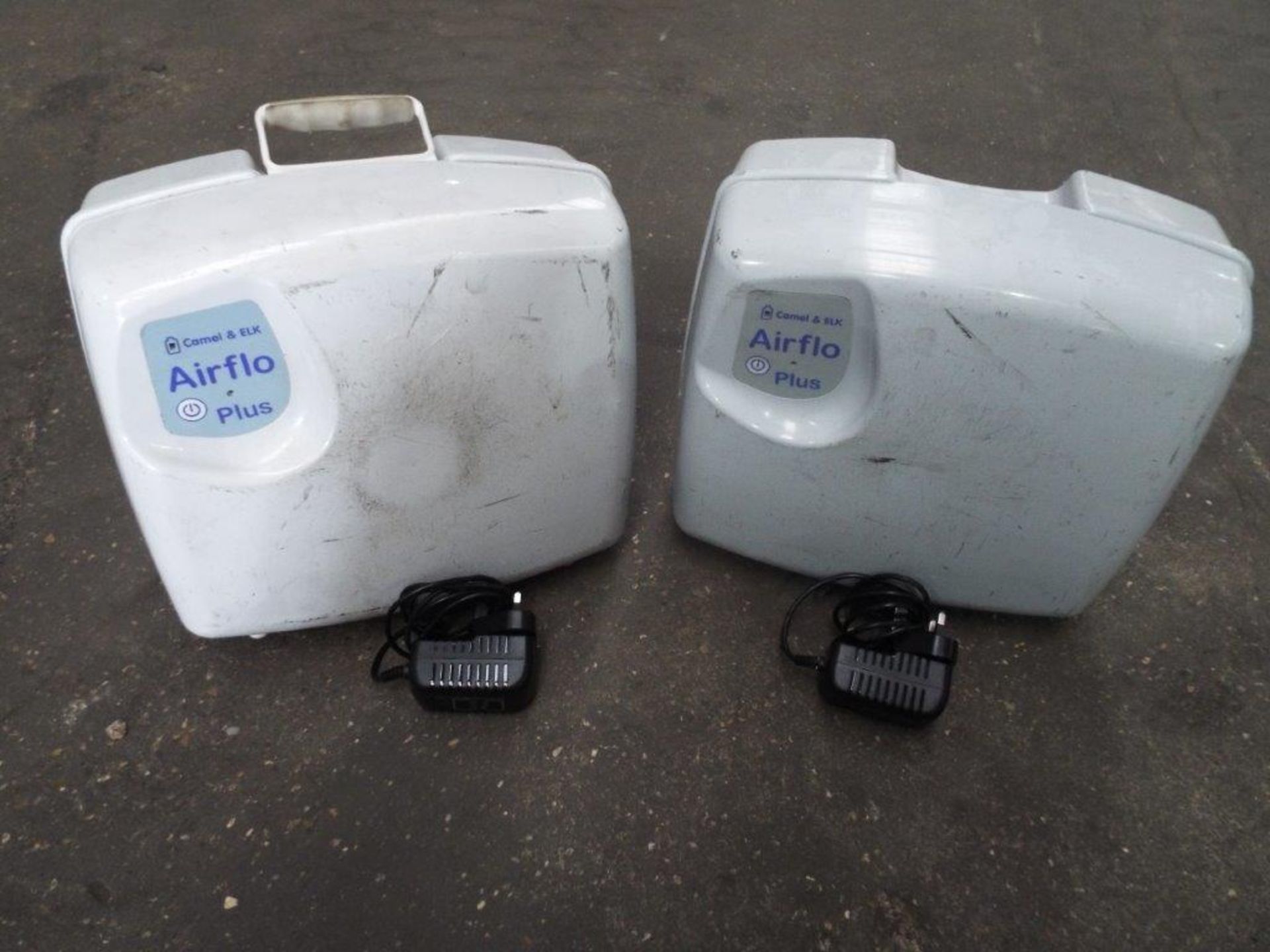 2 x Airflo Plus Portable Compressor for use with Camel/Elk Emergency Lifting Cushions