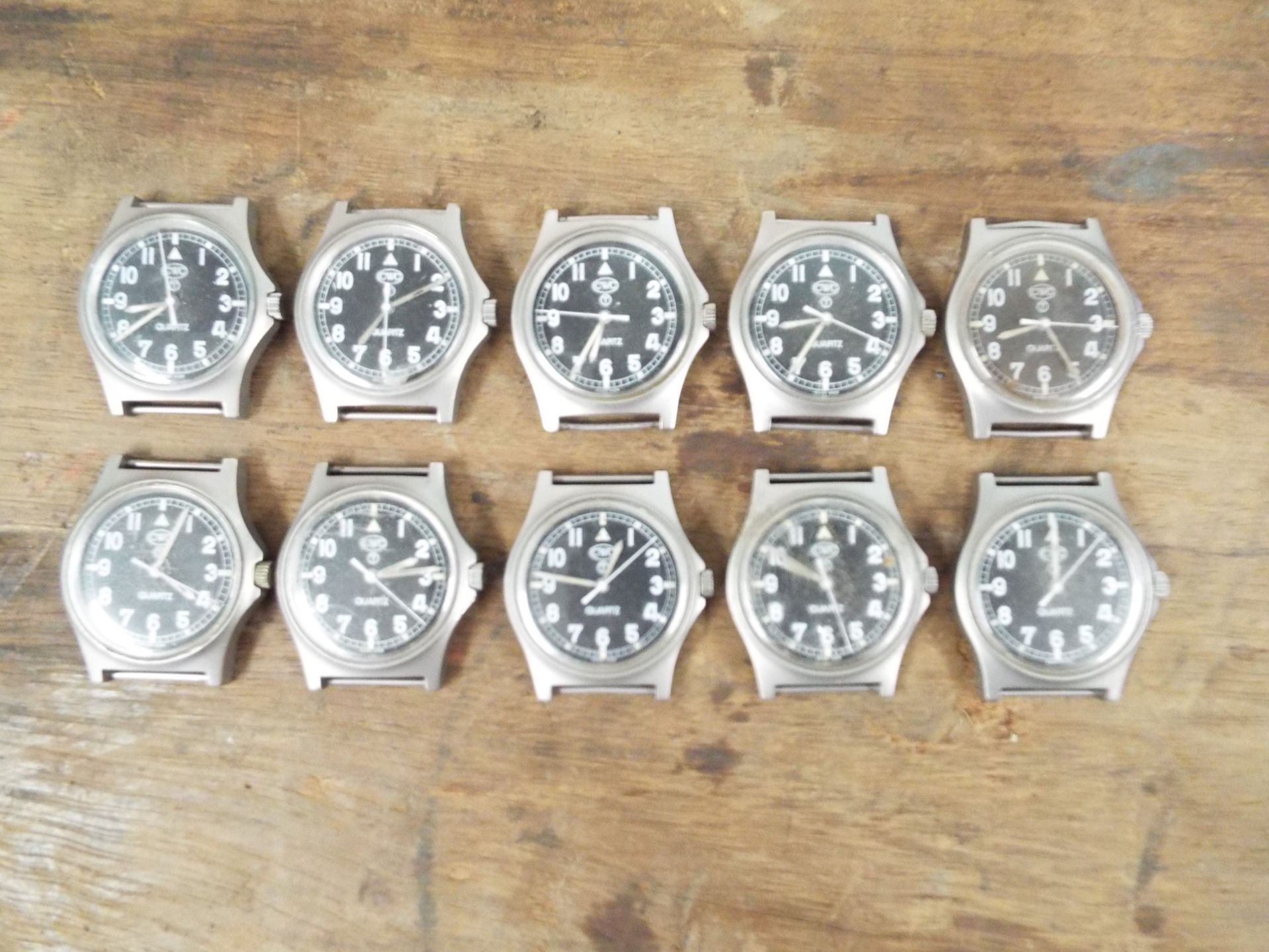 10 x Genuine British Army CWC Quartz Wrist Watches