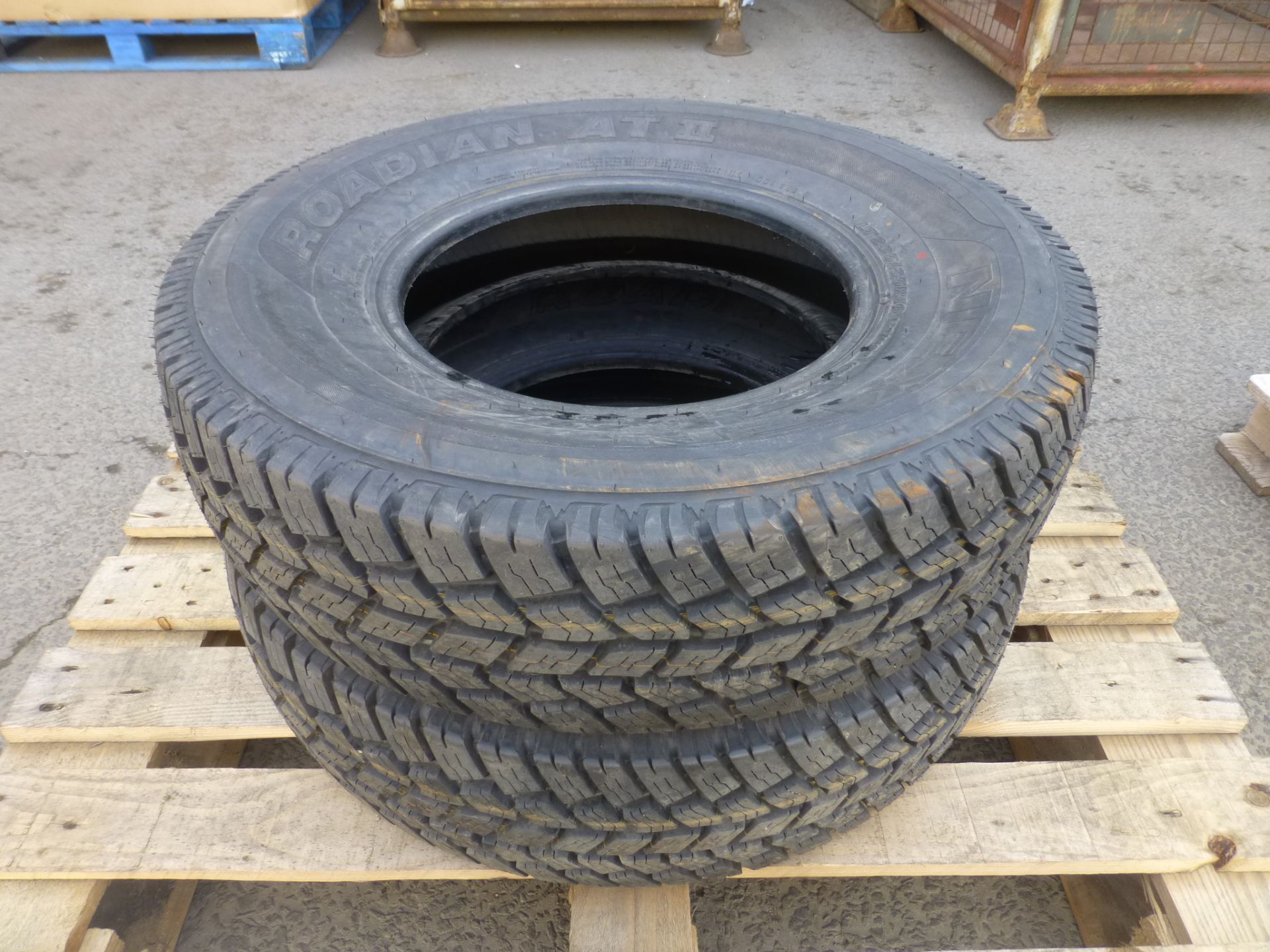2 x Nexen Roadian ATII LT235/85 R16 Tyres