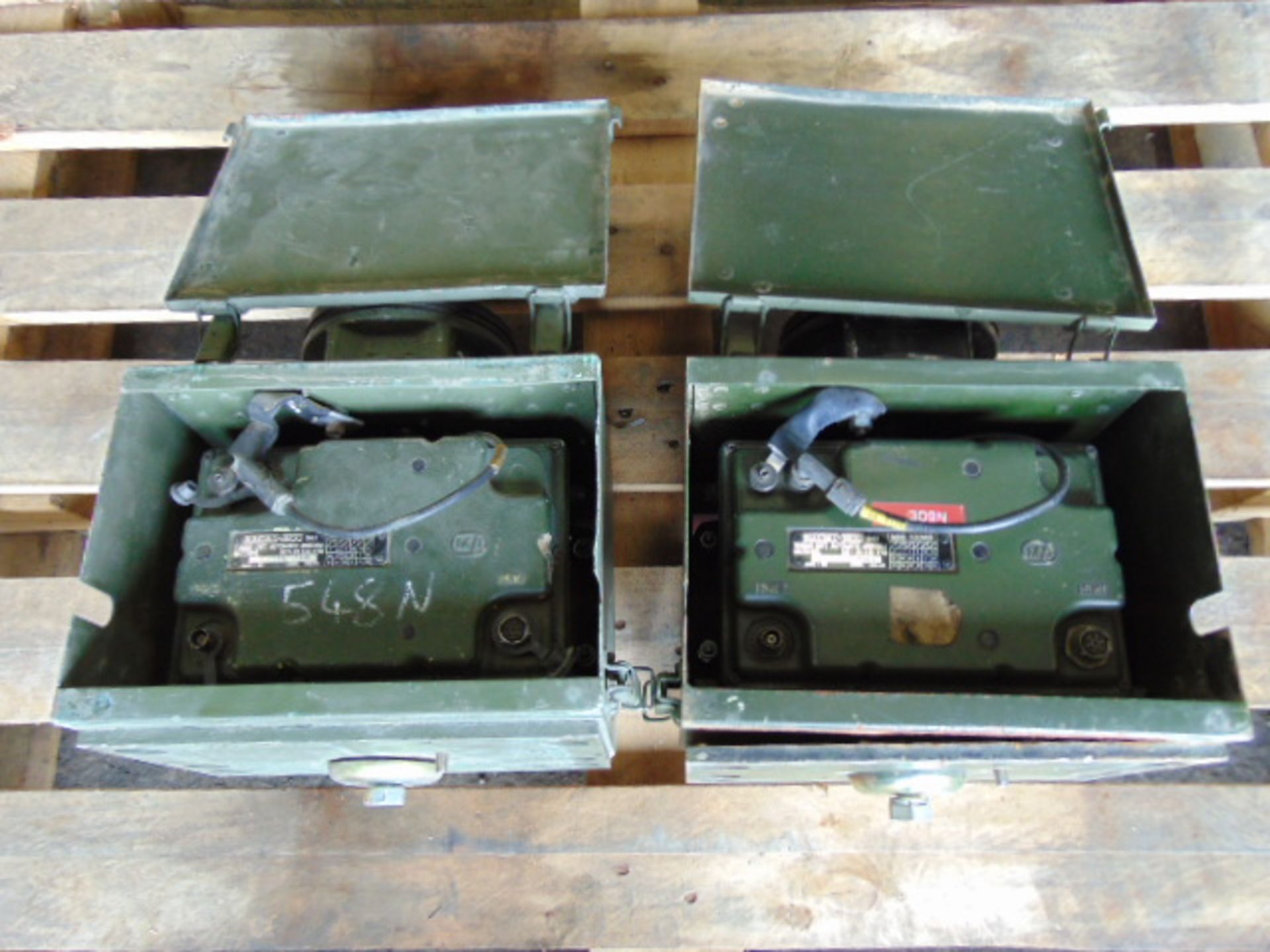 2 x Land Rover ATU Wing Boxes Complete with Aerial Bases and Tuaam's - Image 4 of 7