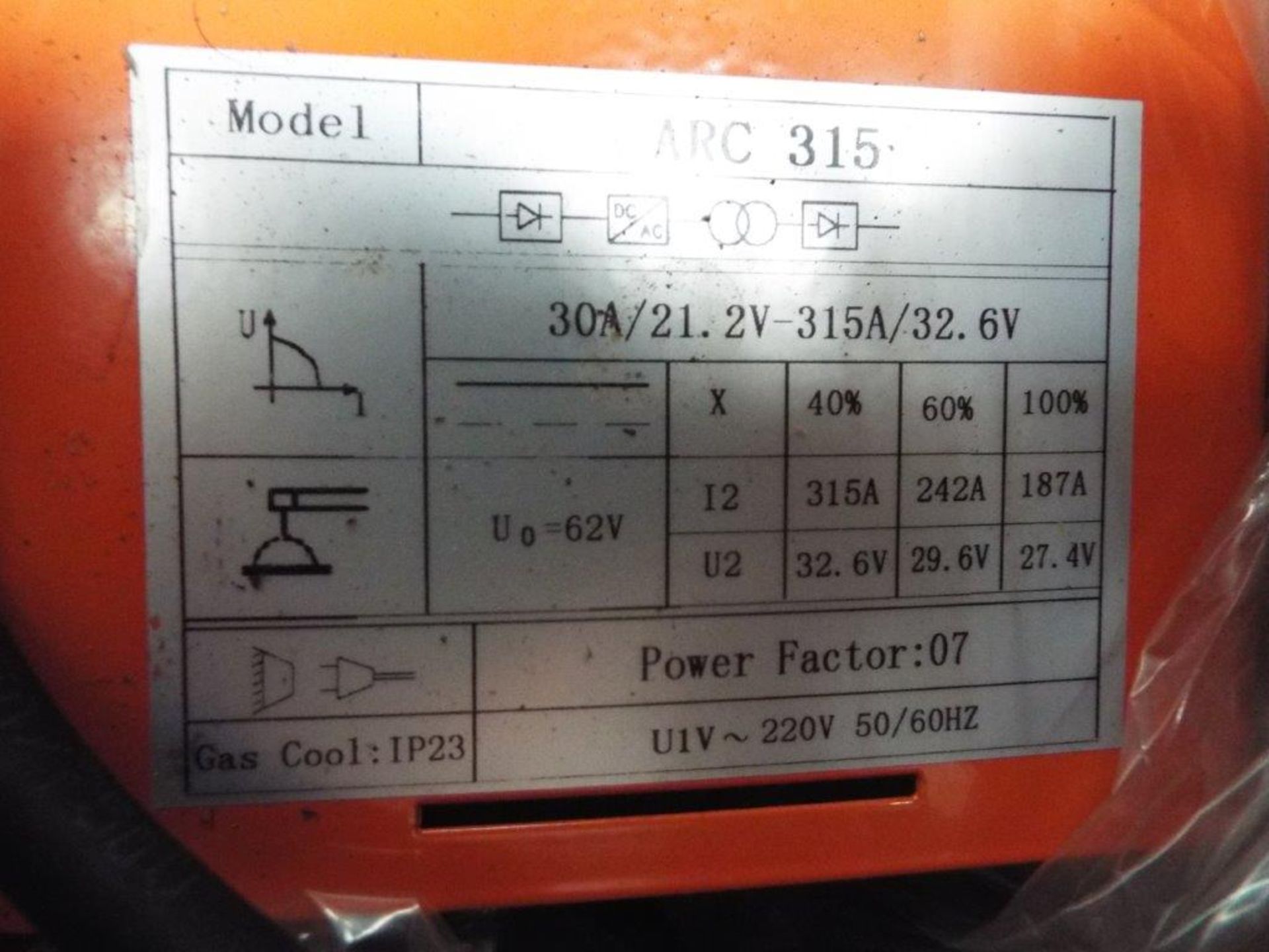 IGBT ARC-315 DC Inverter Arc Welder - Bild 6 aus 8