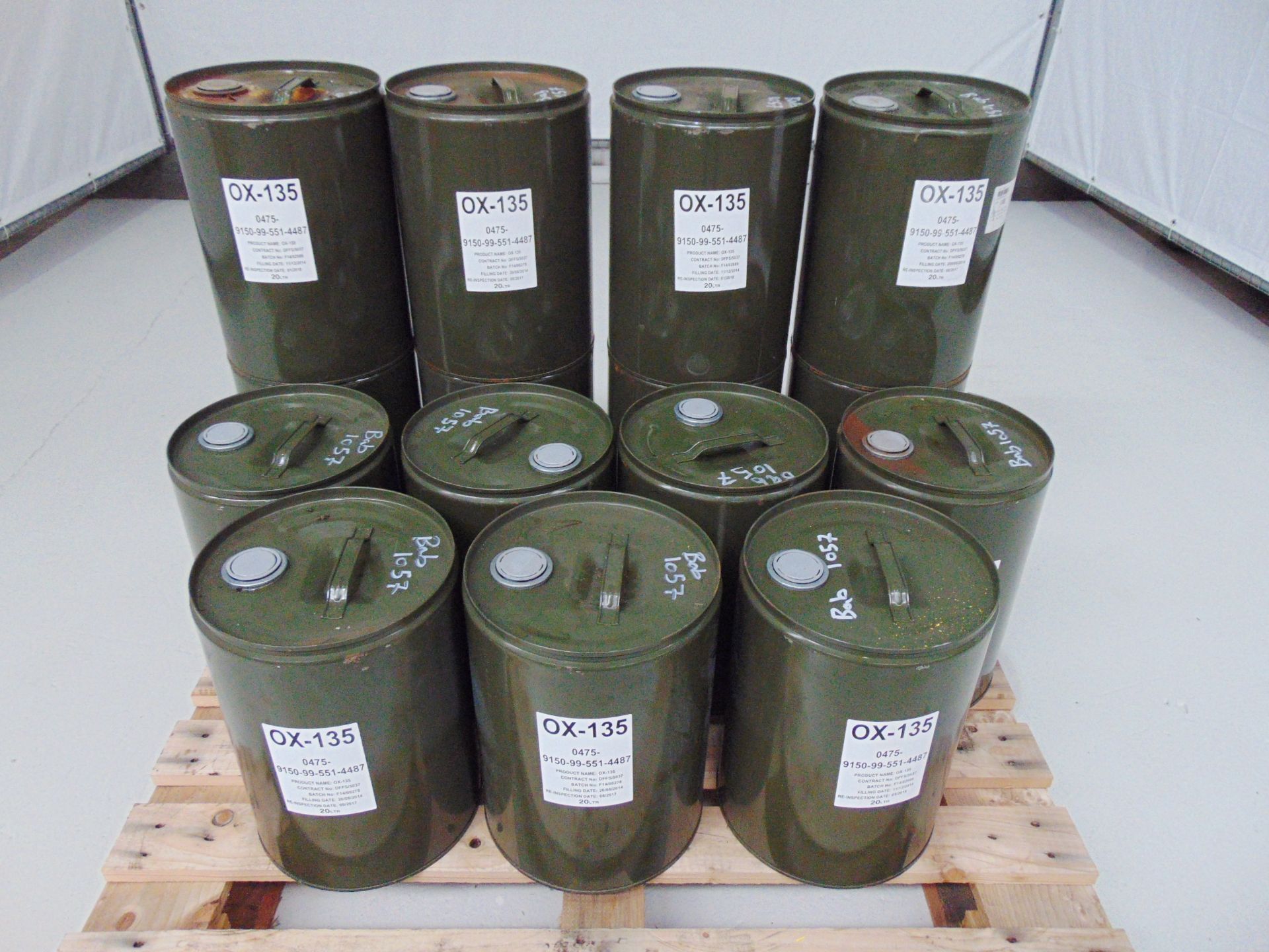 15 x Unissued 20L Cans of OX-135 Refridgerant Compressor Lubricating Oil - Image 3 of 6
