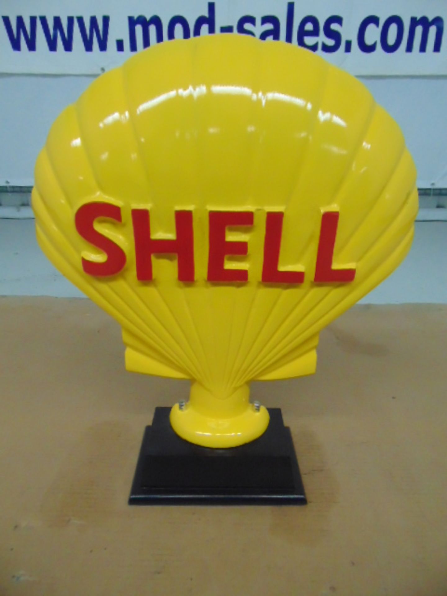Shell Cast Aluminium Advertising Plaque with Stand