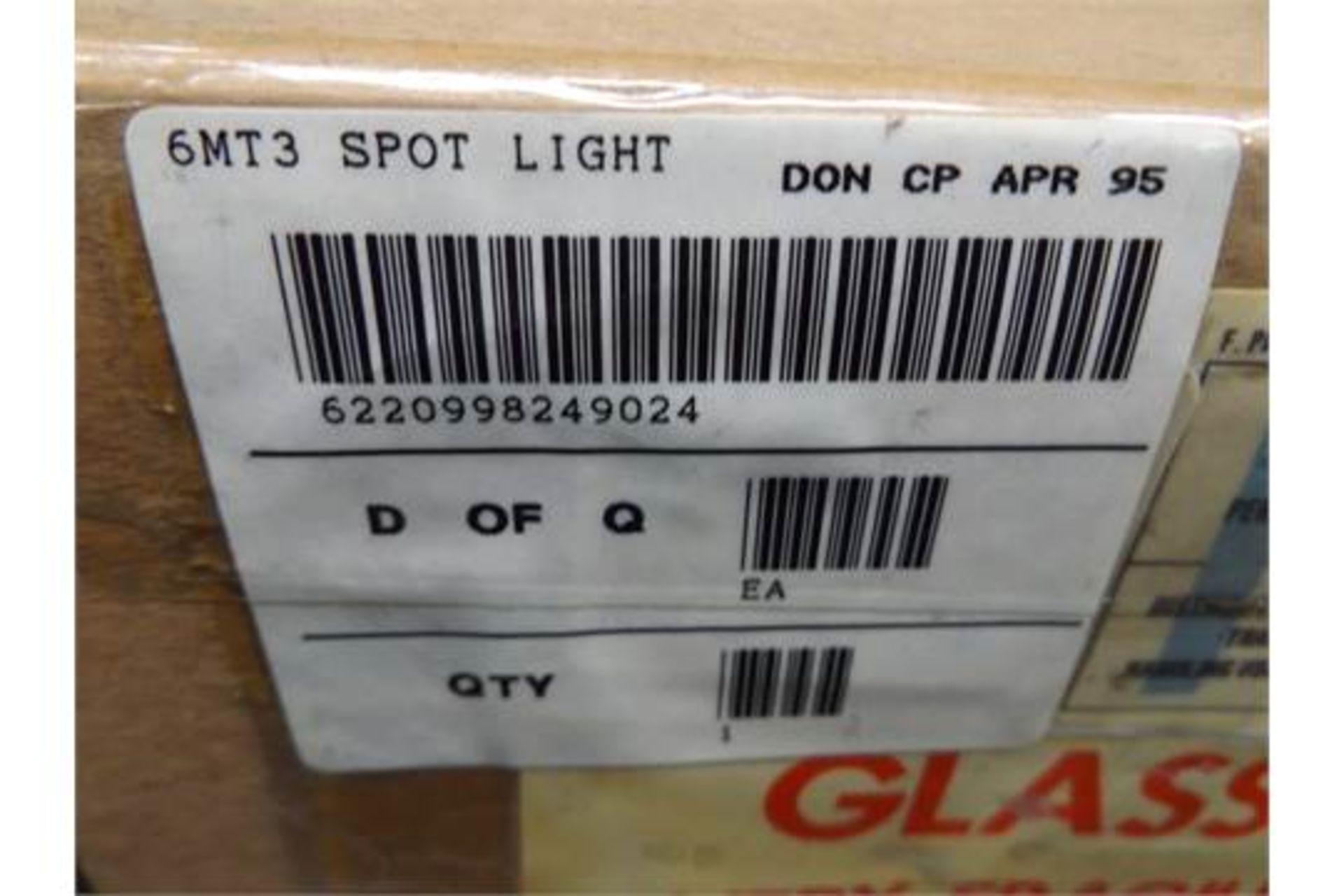 2 x General Electric Halogen Vehicle Spot Lamp Assys - Image 4 of 4