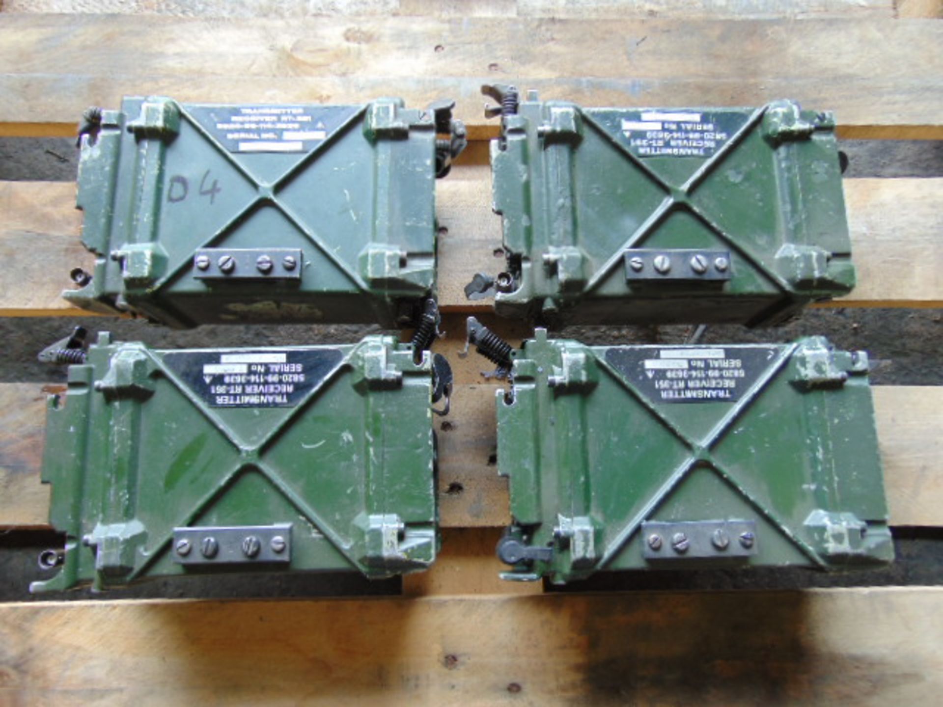4 x Clansman RT- 351 Transmitter Receivers