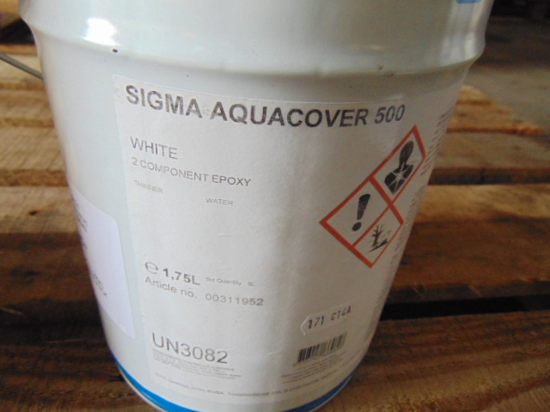 1 x Sigma Aquacover 500 5L 2 pack White Epoxy Resin - Image 3 of 5