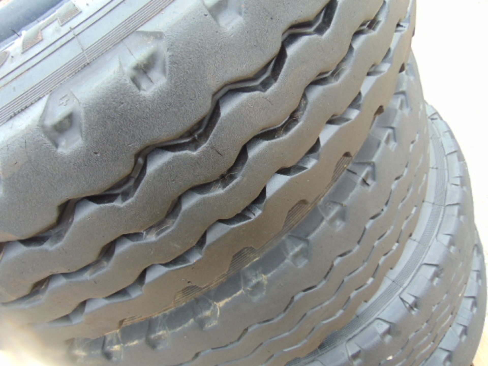 4 x Continental HSC 12.00 R20 Construction Tyres complete with 10 Stud Rims - Image 7 of 10
