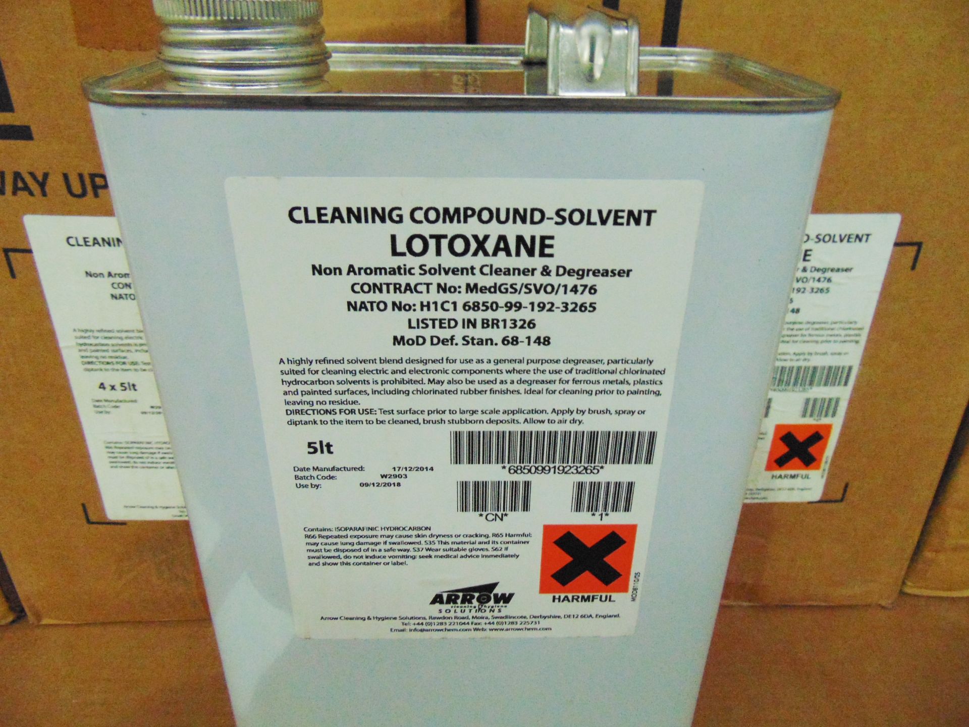 32 x Unissued 5L Arrow Solutions Lotoxane Degreaser - Image 2 of 4