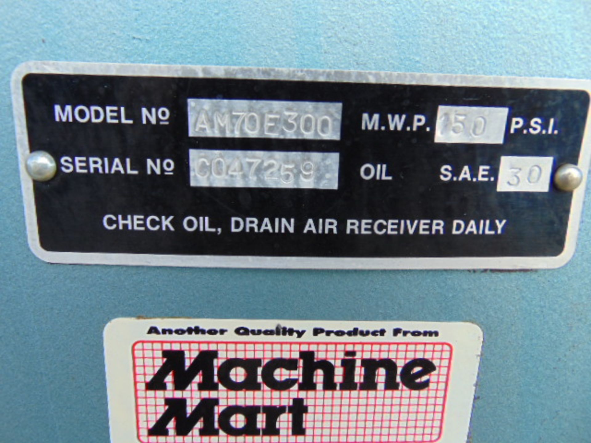 Air Master AM70E300 Compressor - Image 8 of 9