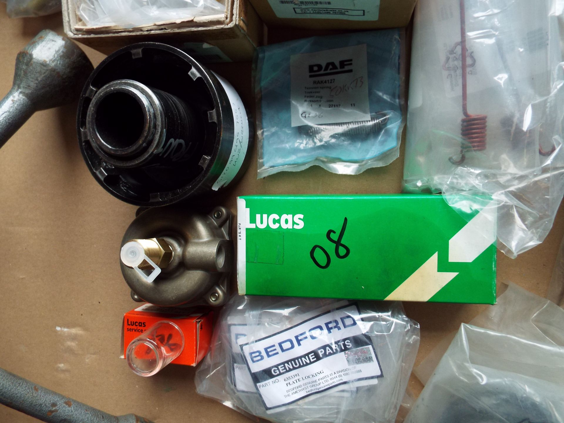 Mixed Stillage of Tools, Land Rover and Truck Parts inc Spanners, Pins, Switches, Cylinders etc - Image 5 of 14