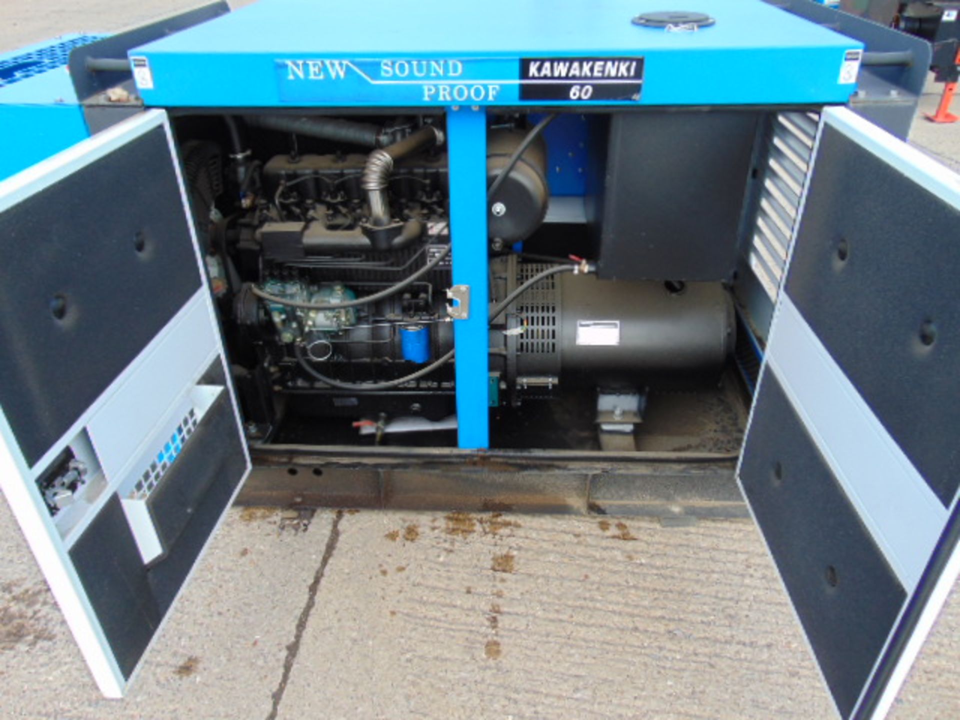 UNISSUED WITH TEST HOURS ONLY 60 KVA 3 Phase Silent Diesel Generator Set - Image 8 of 15
