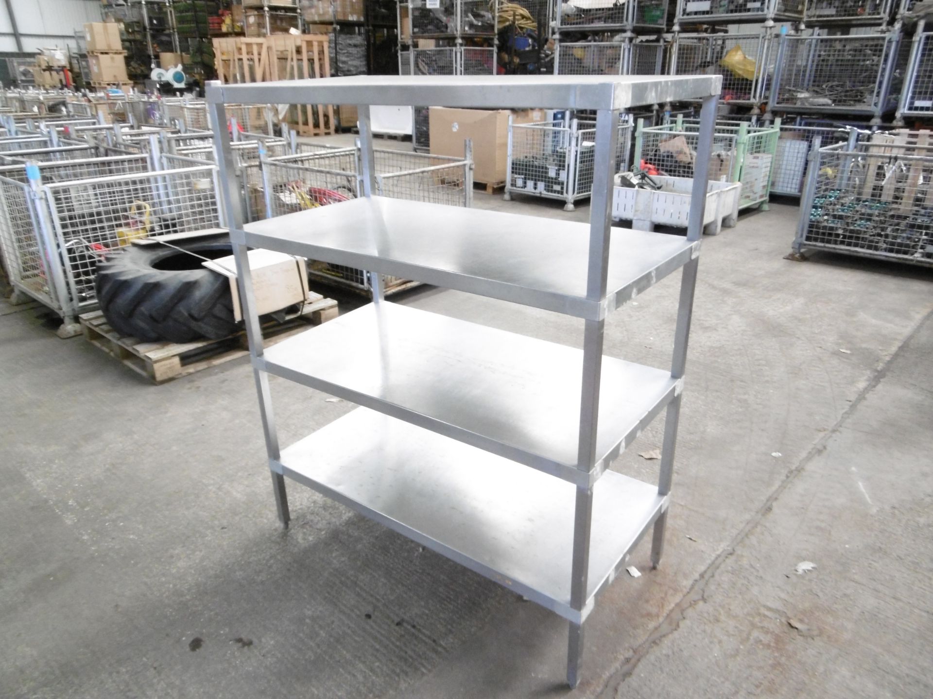 Stainless Steel Shelving Unit