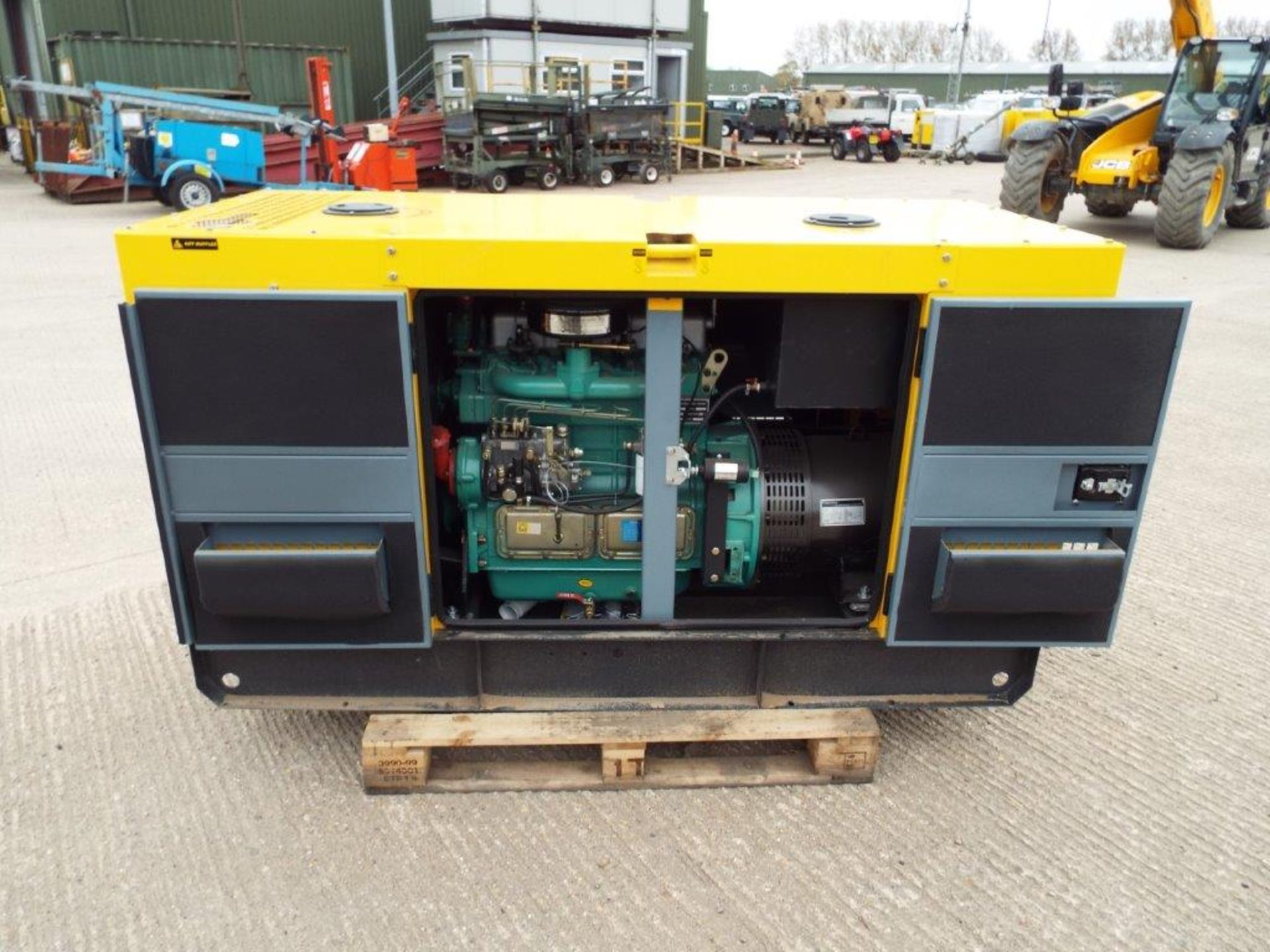 UNISSUED WITH TEST HOURS ONLY 40 KVA 3 Phase Silent Diesel Generator Set - Image 6 of 20