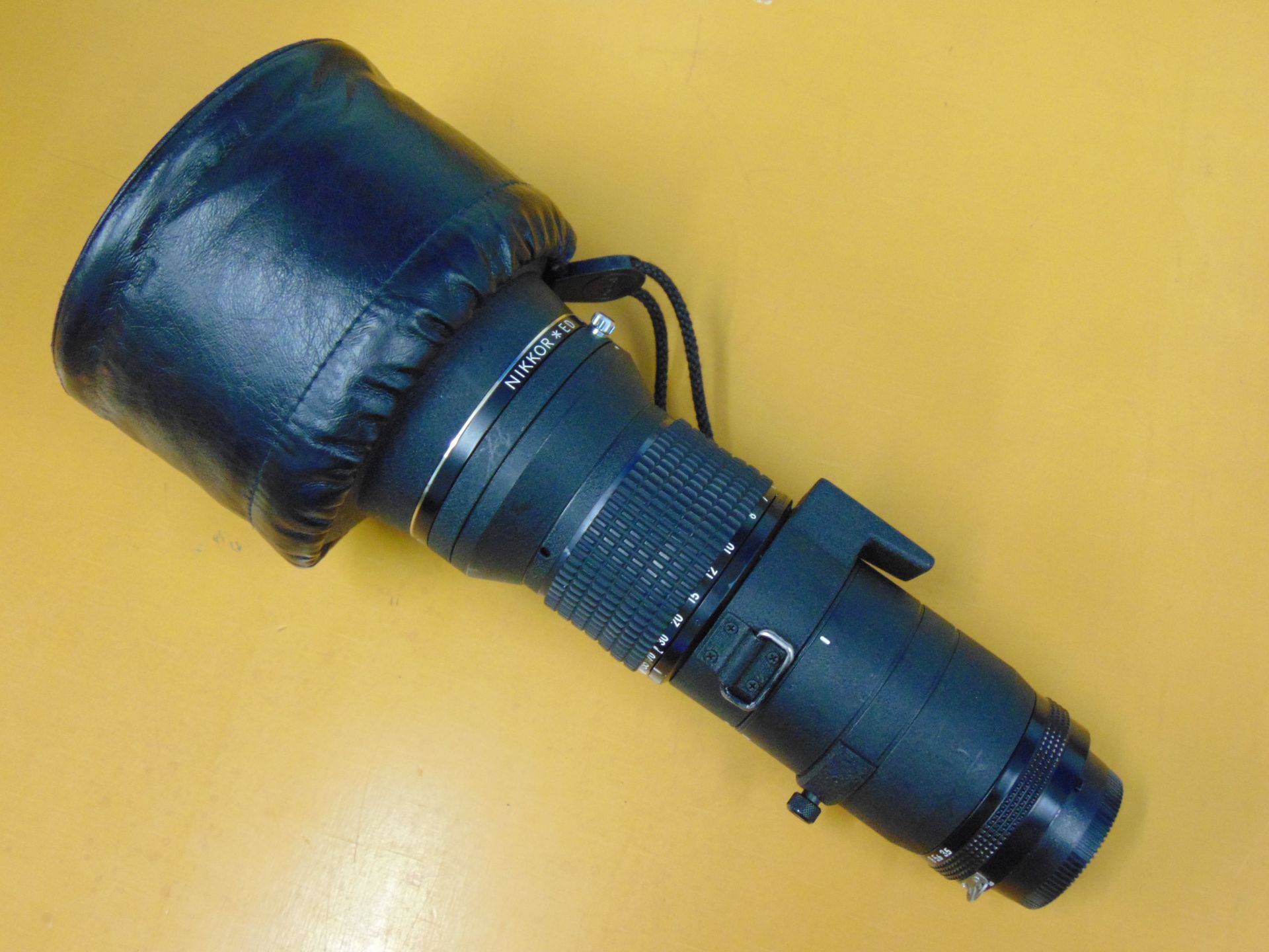 Nikon Nikkor ED 400mm 1:3.5 Lense with Leather Carry Case - Bild 9 aus 10