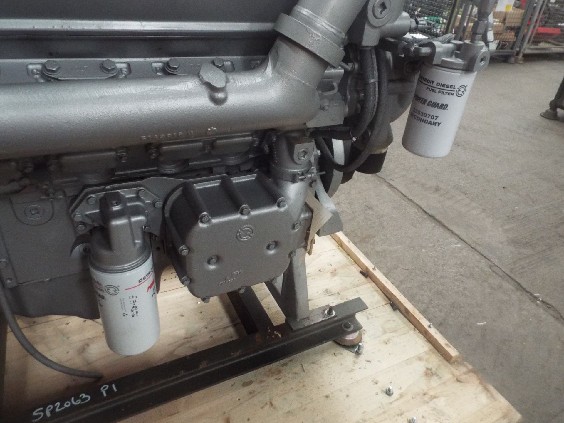 Detroit 8V-92TA DDEC V8 Turbo Diesel Engine Complete with Ancillaries and Starter Motor - Image 14 of 20