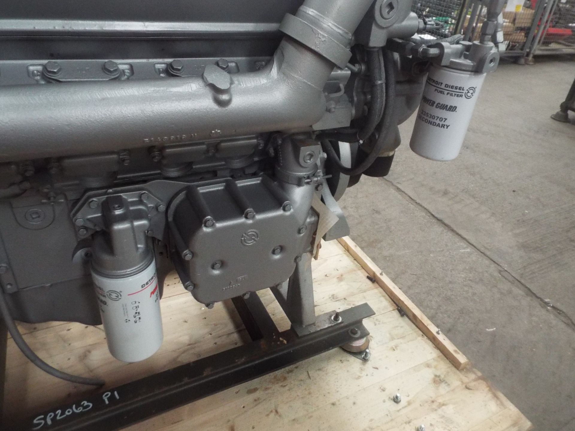 Detroit 8V-92TA DDEC V8 Turbo Diesel Engine Complete with Ancillaries and Starter Motor - Bild 14 aus 20