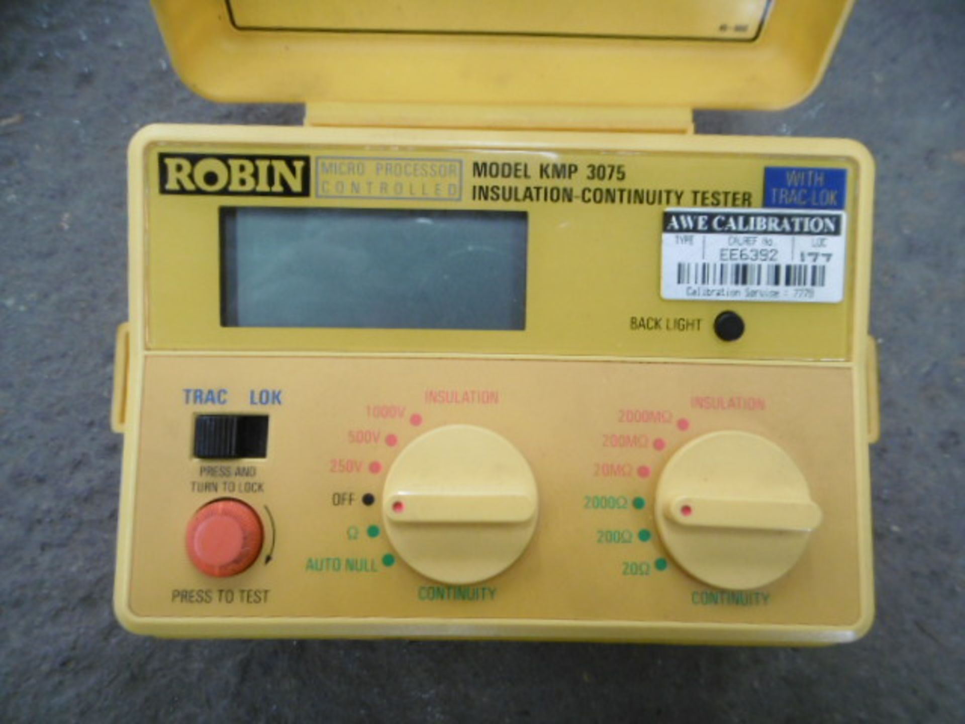 Robin KMP3075DL Continuity and Insulation Test Set - Image 2 of 6