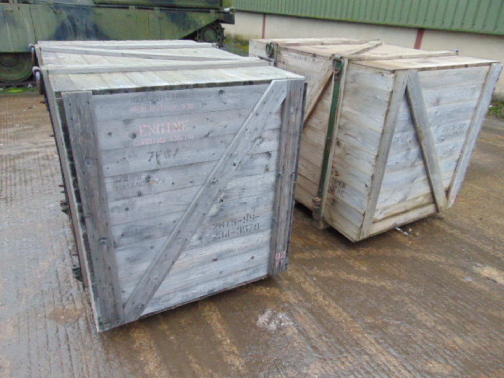 2 x Heavy Duty Engine Crates - Image 2 of 3