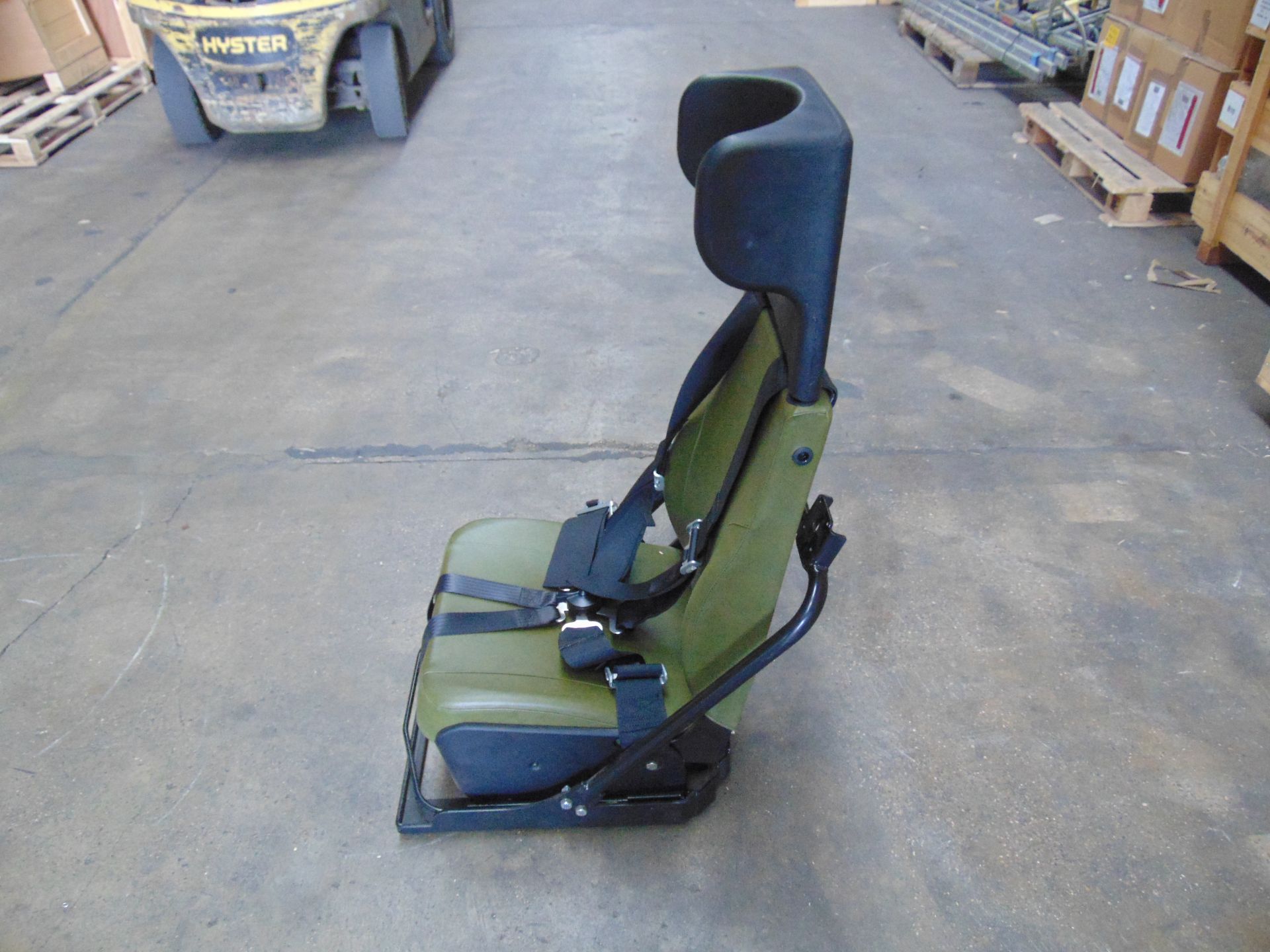Unissued FV Drivers Seat Complete with Frame and 5 Point Harness - Image 4 of 10
