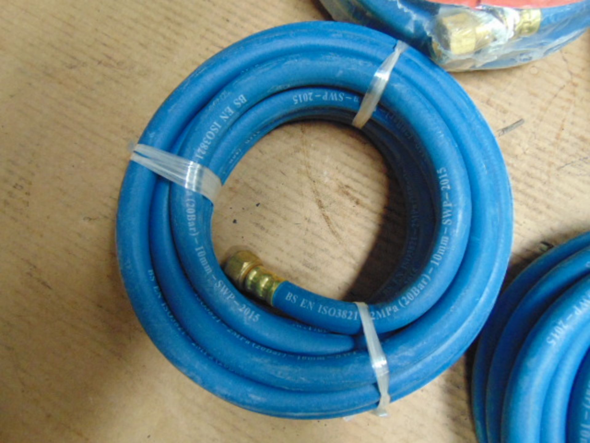 4 x SWP 3/8" 5m Oxygen Welding Hoses - Bild 3 aus 5