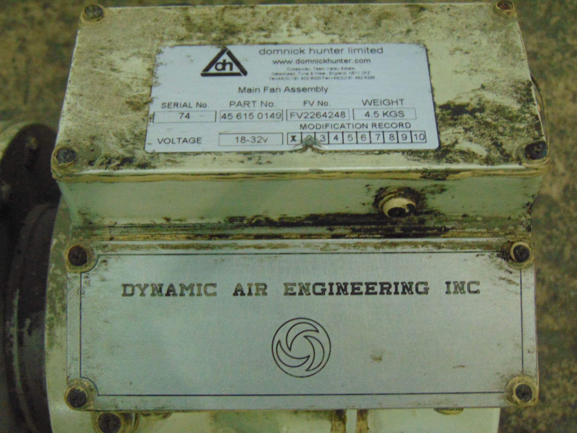 2 x Dynamic Air Engineering Centrifugal Fan Assemblies Model No CO23-445B - Image 14 of 16