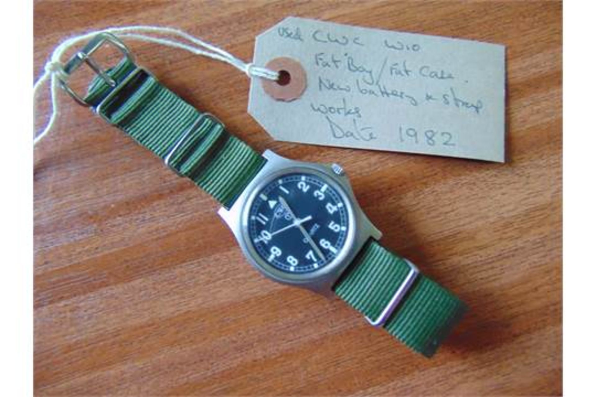 Genuine British Army CWC (Fat Boy/Fat Case) quartz wrist watch - Image 2 of 5