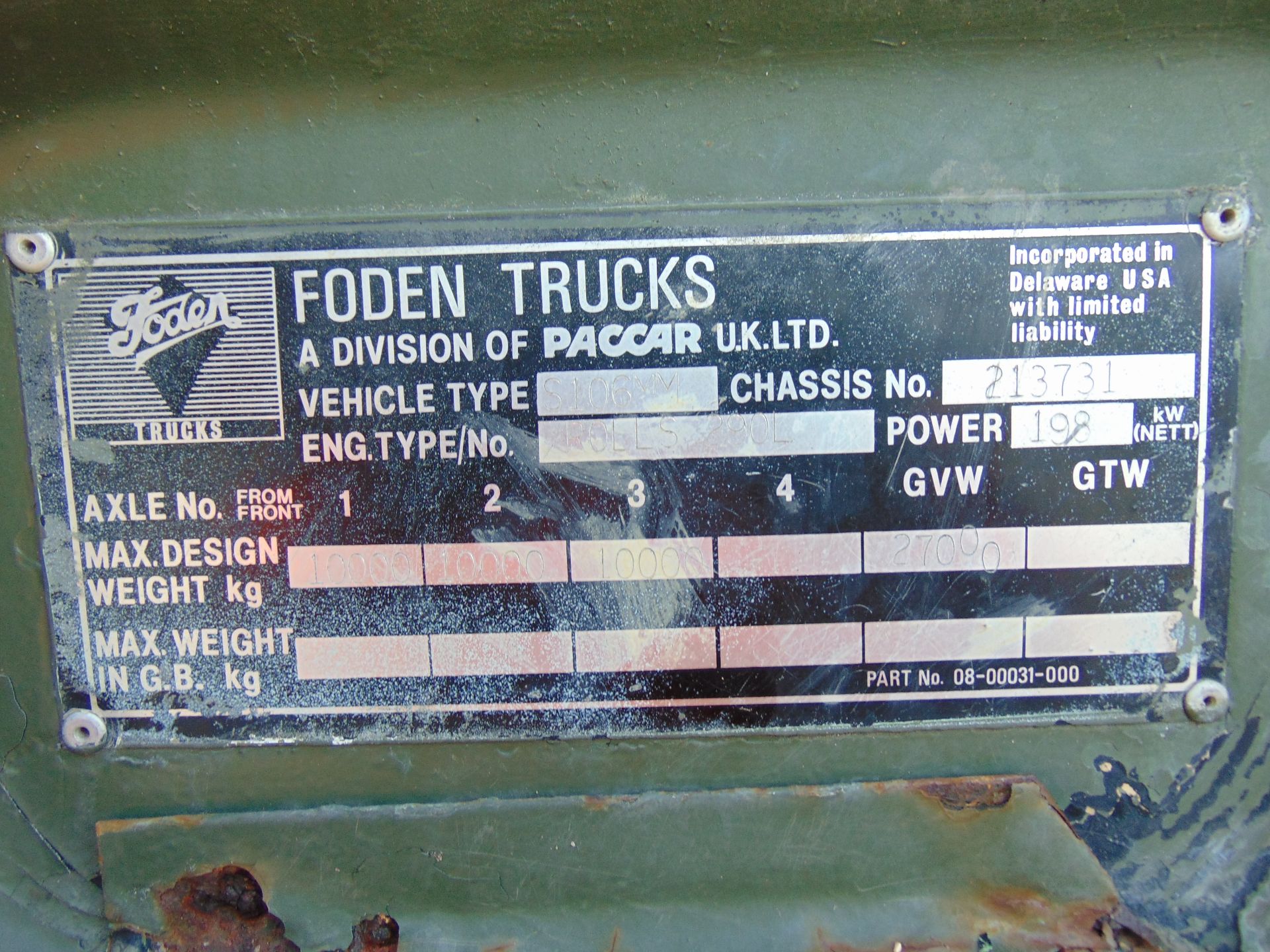 Foden 6x6 Recovery Vehicle which is Complete with Remotes and EKA Recovery Tools - Image 29 of 31