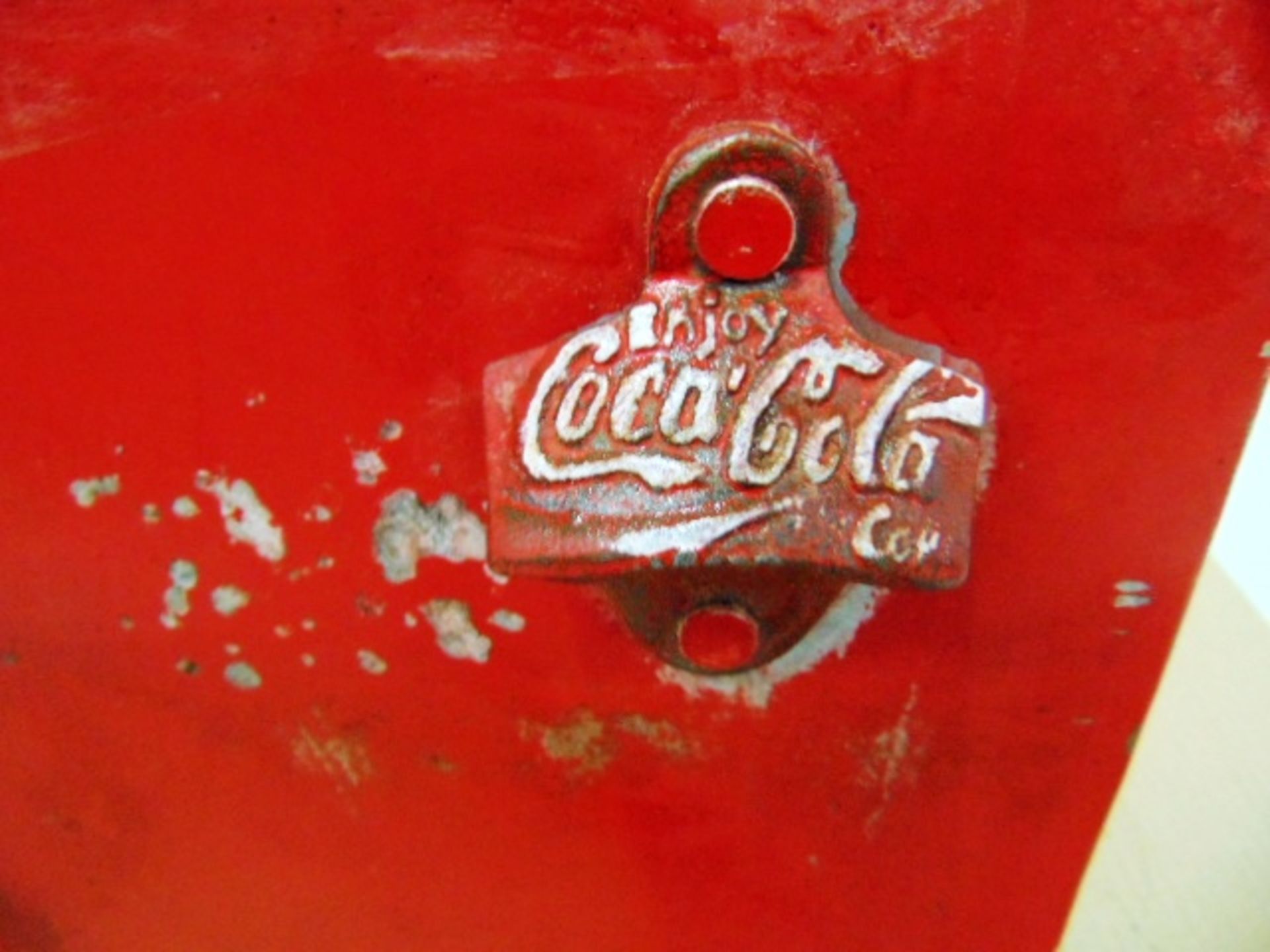 Vintage Coca Cola Double Cooler / Ice Box - Image 5 of 8