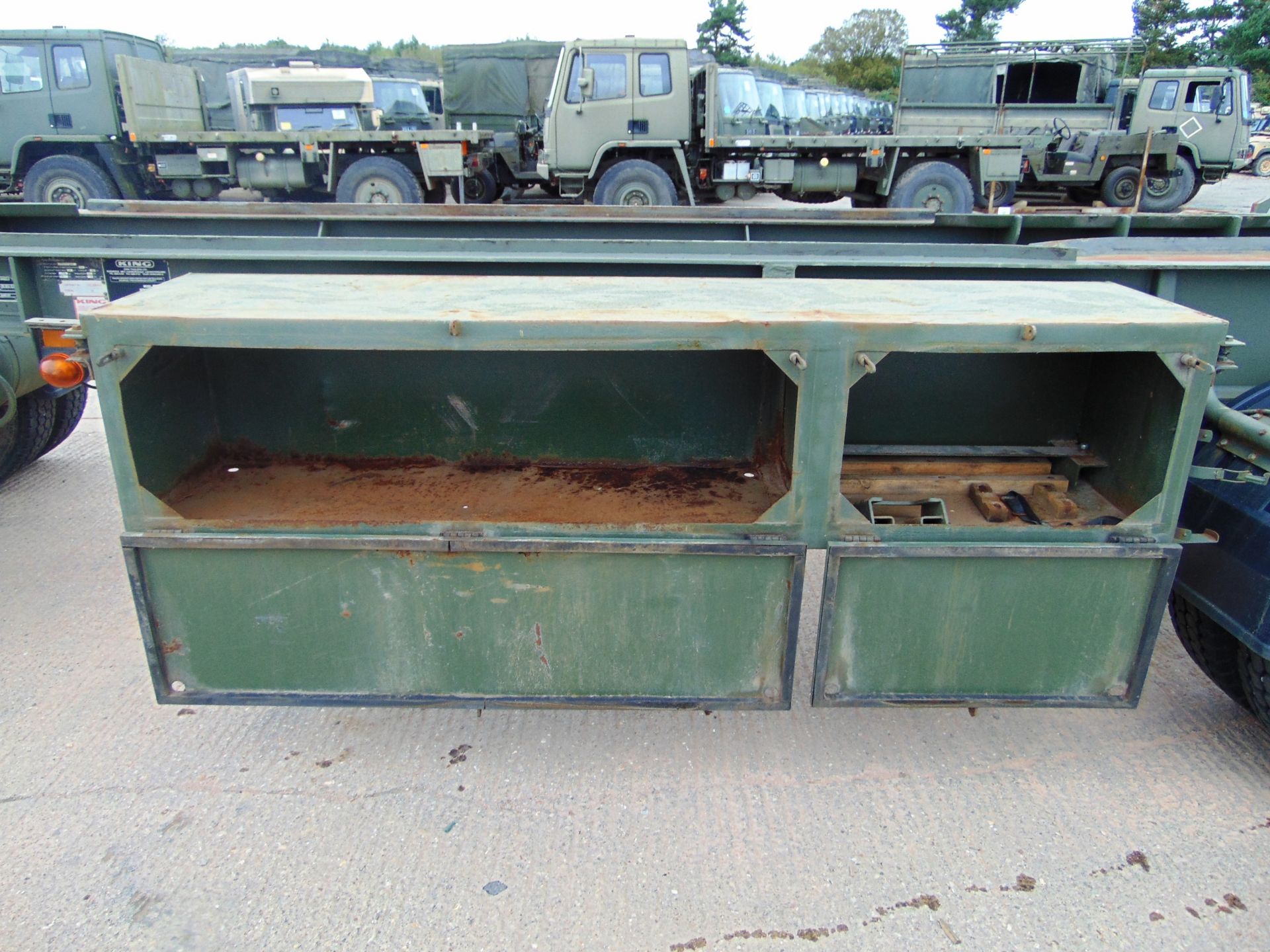 King DB 2 Axle 15 Tonne Skeletal drops/skip/container Trailer - Image 19 of 25