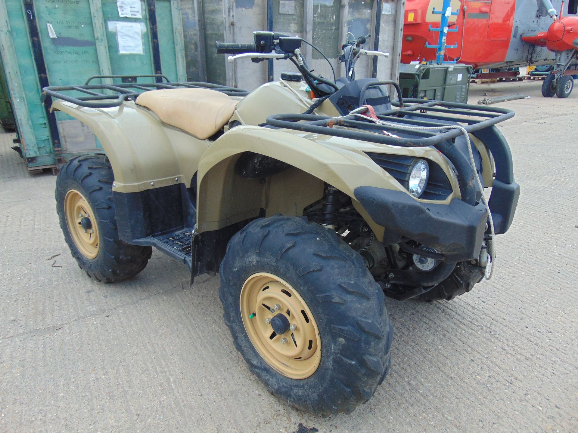 Military Specification Yamaha Grizzly 450 4 x 4 ATV Quad Bike