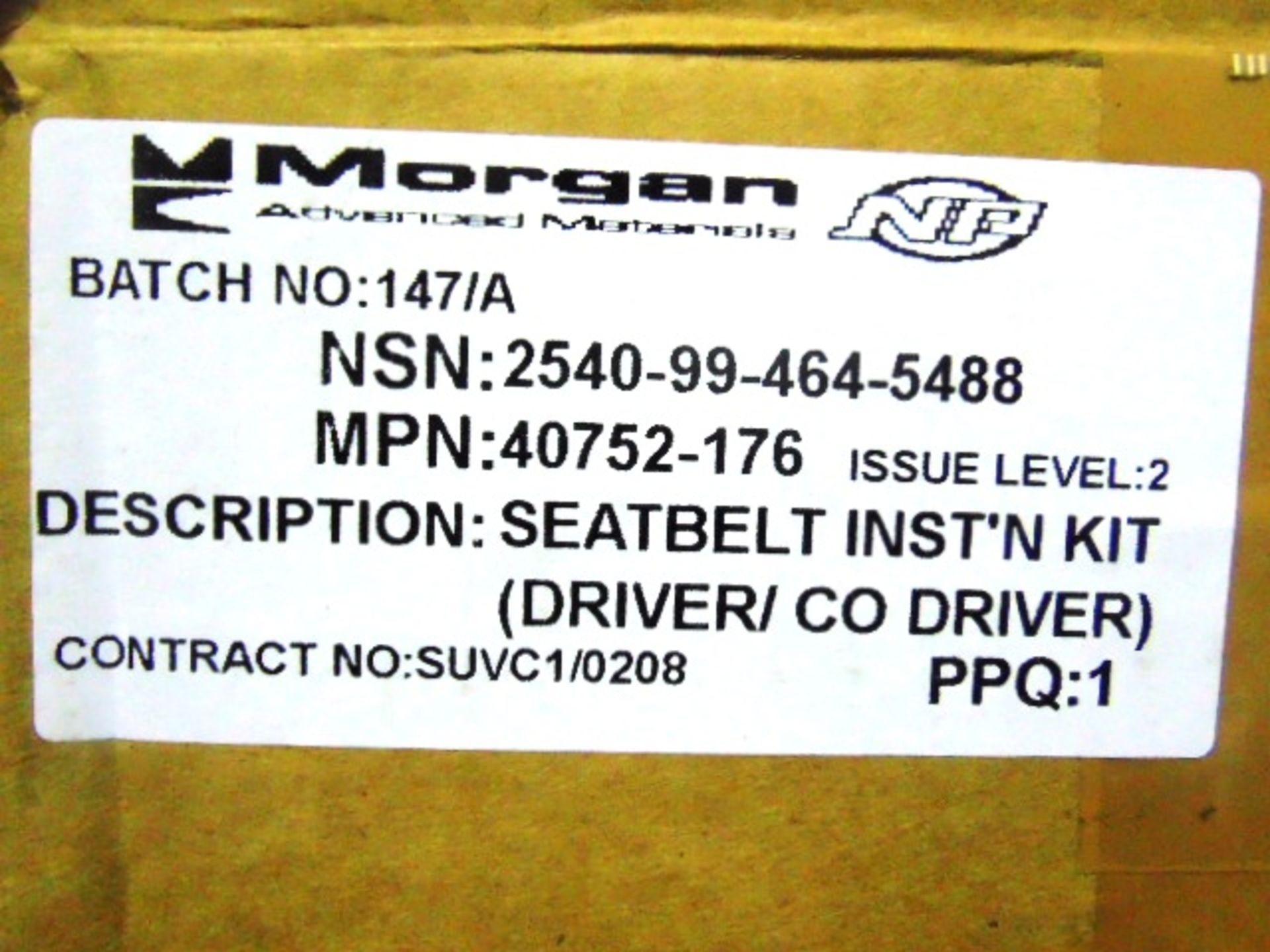 6 x Securon 720BL/V8 4 Point Driver / Co Driver Restraint Harnesses - Image 9 of 10