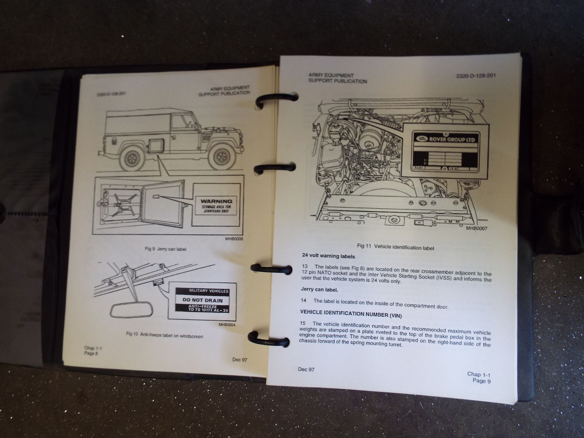 Extremely Rare Military Land Rover WOLF Operating Manual - Image 4 of 10