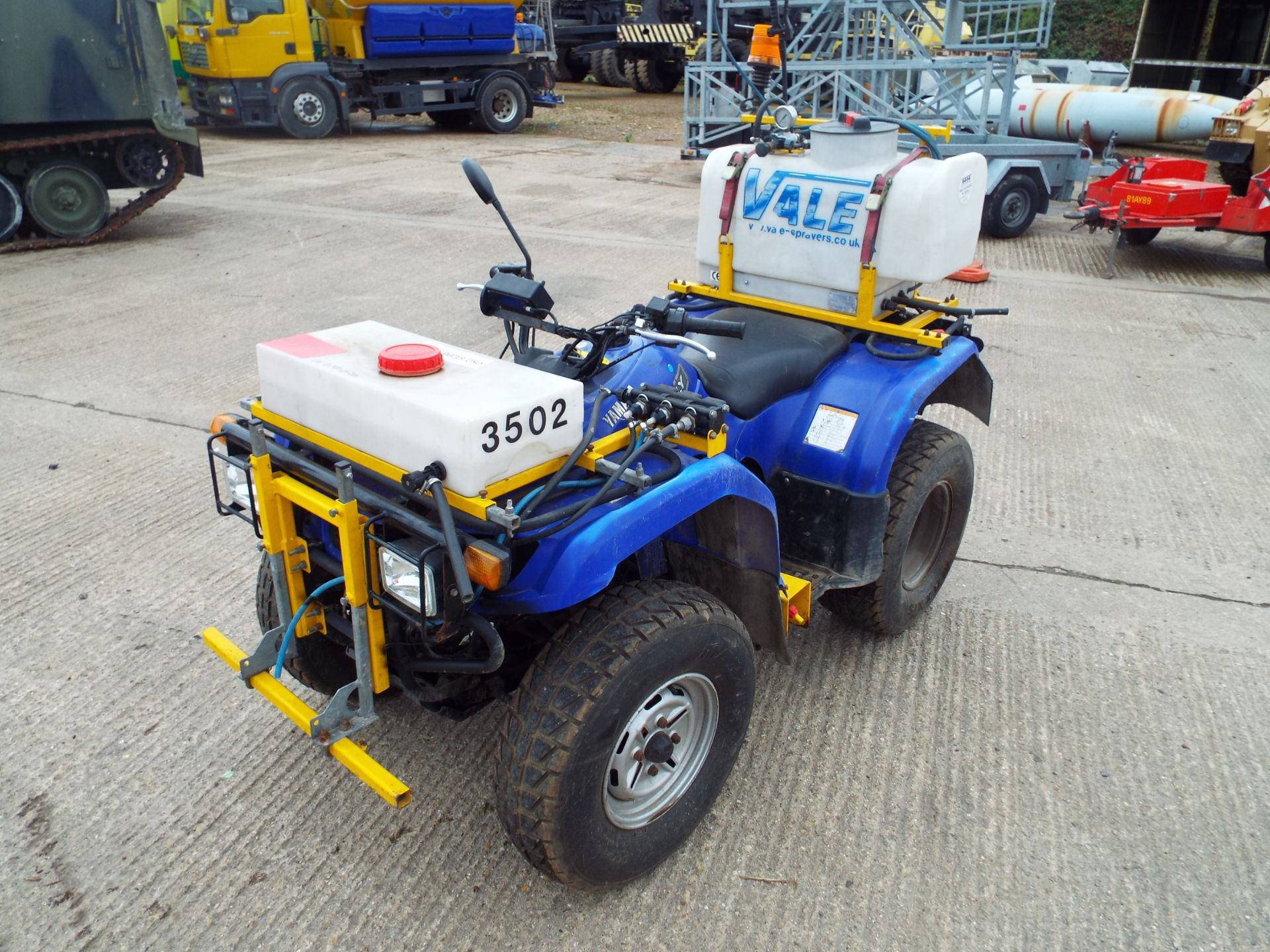2008 Yamaha Grizzly 350 Ultramatic Quad Bike fitted with Vale Front/Rear Spraying Equipment - Bild 3 aus 26