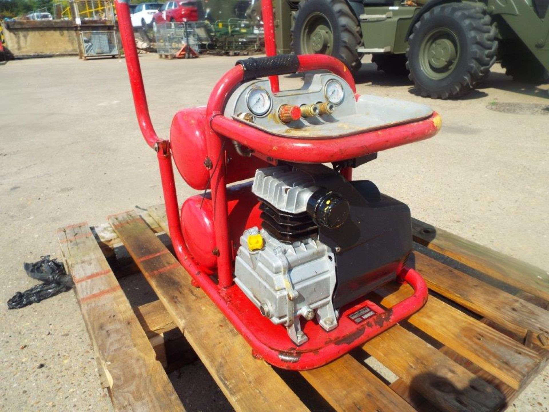 Morrison Compressor Unit with Air Tanks and Frame - Image 3 of 14