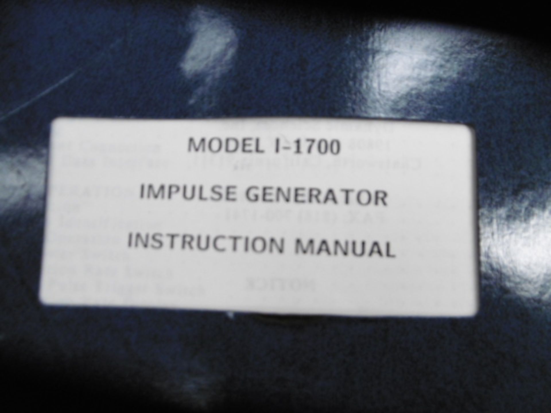 Dynamic Sciences I-1700 Impulse Generator - Image 6 of 6