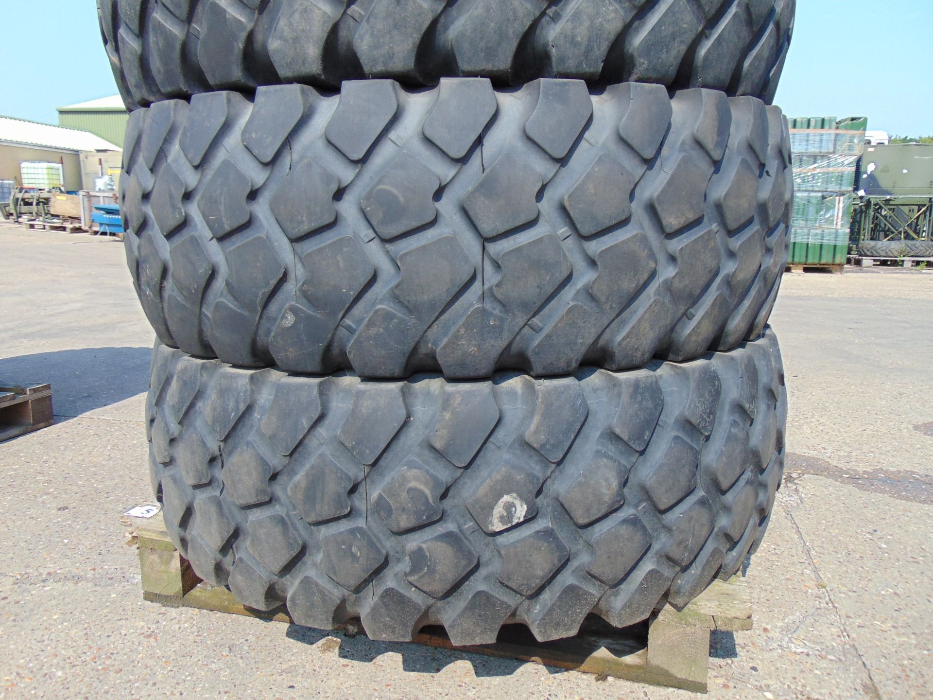 4 x Michelin XZL 16.00 R20 Tyres - Image 3 of 6