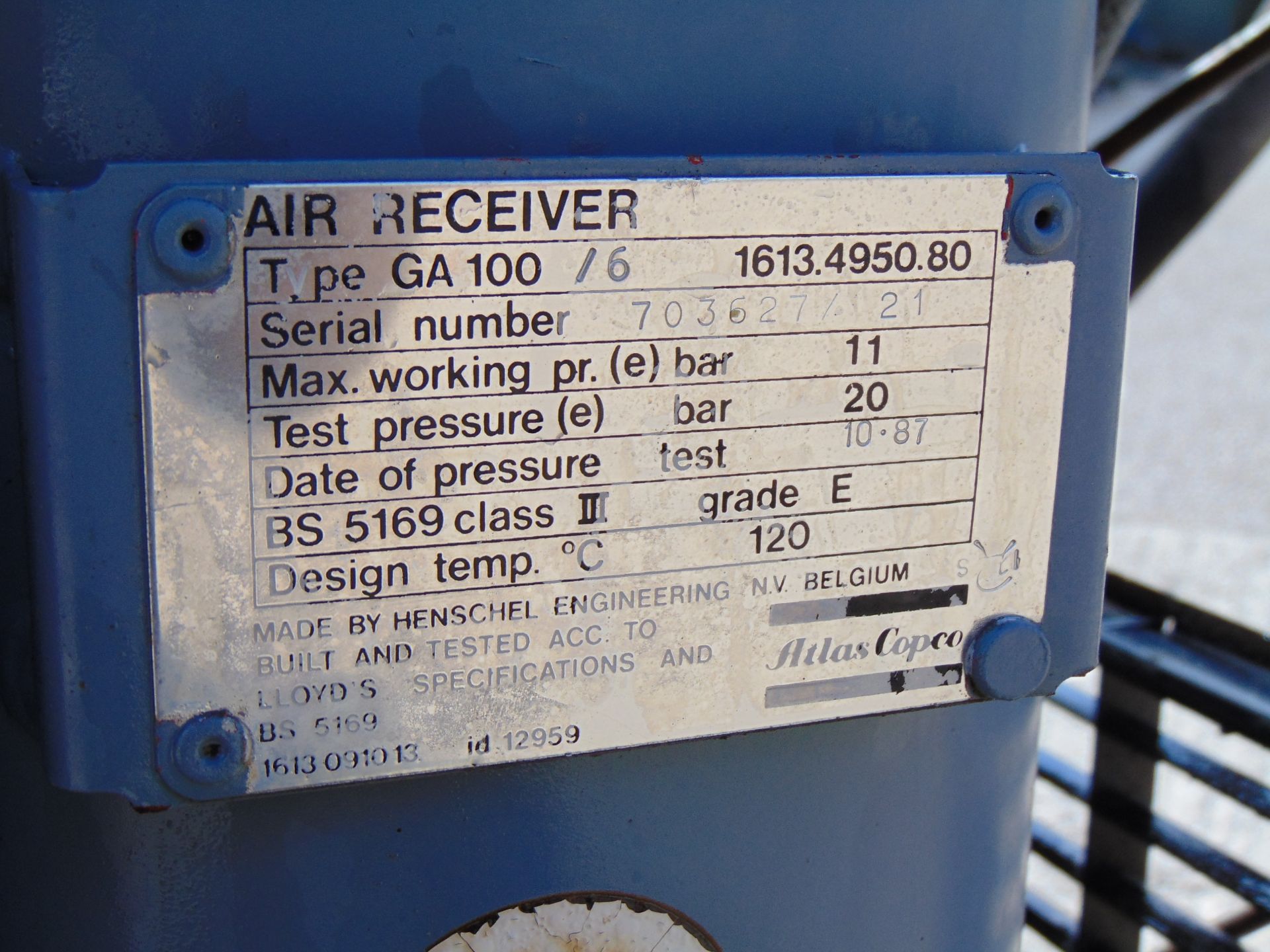 Atlas Copco GA 111 Air Compressor - Image 15 of 15