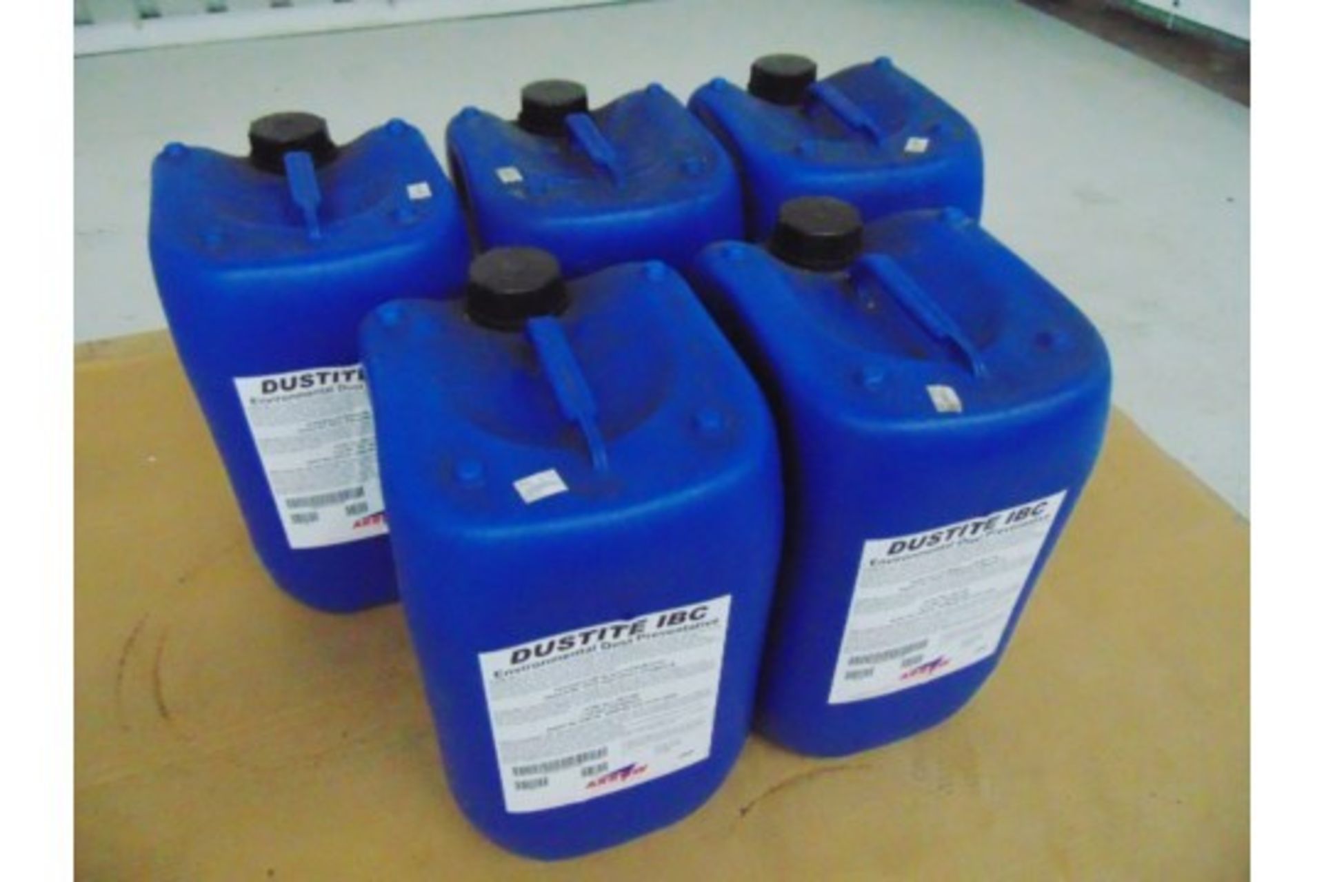 5 x Unissued 20L Tubs of Dustite IBC Environmental Dust Preventative