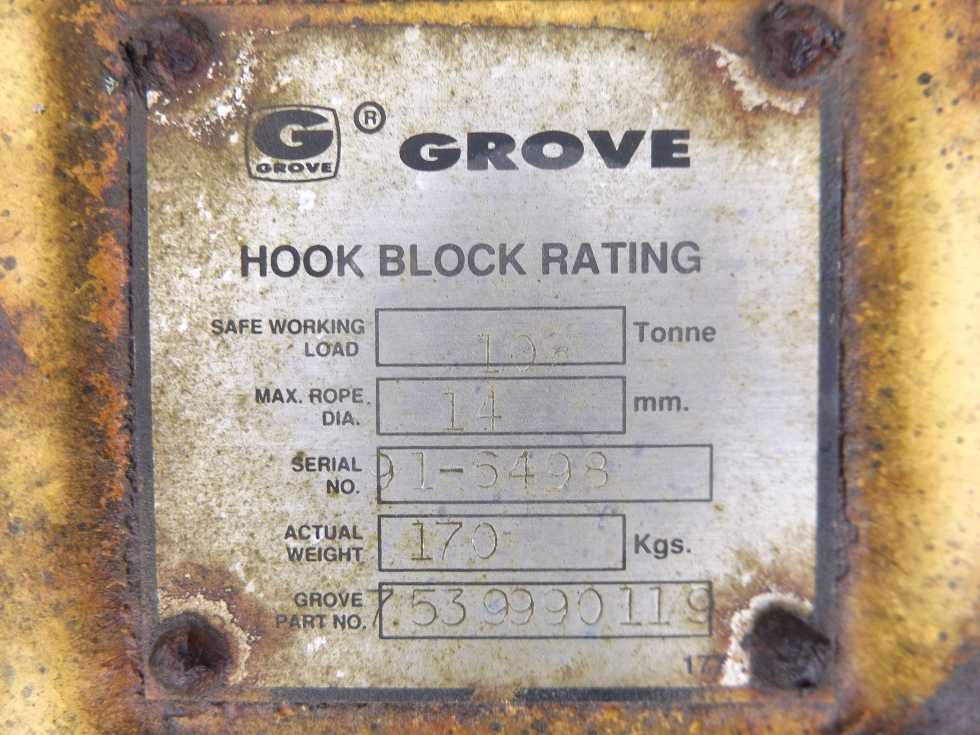 Johnson 10ton Crane Hook Block - Image 3 of 4