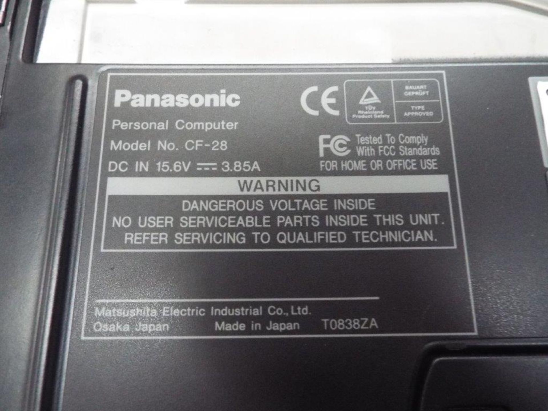 Panasonic CF-28 Toughbook Laptop - Image 11 of 12